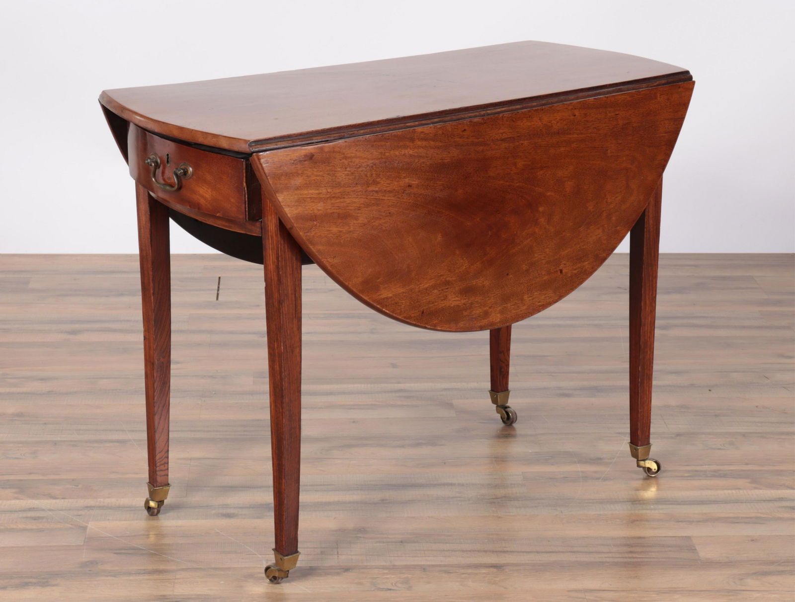 George III Mahogany Pembroke Table, L 18th C. (1 of 8)