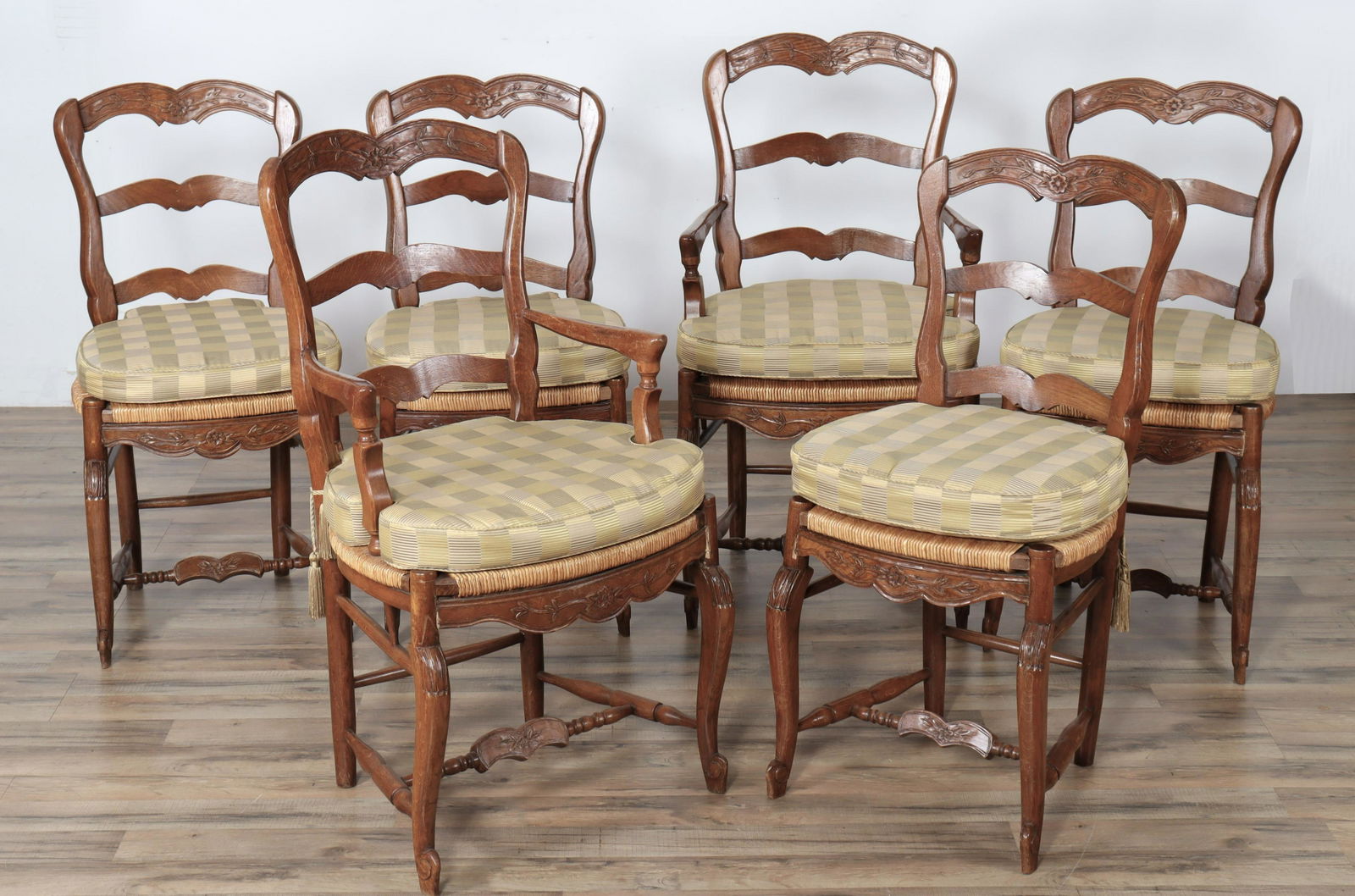 6 French Provincial Style Beechwood Dining Chairs (1 of 12)
