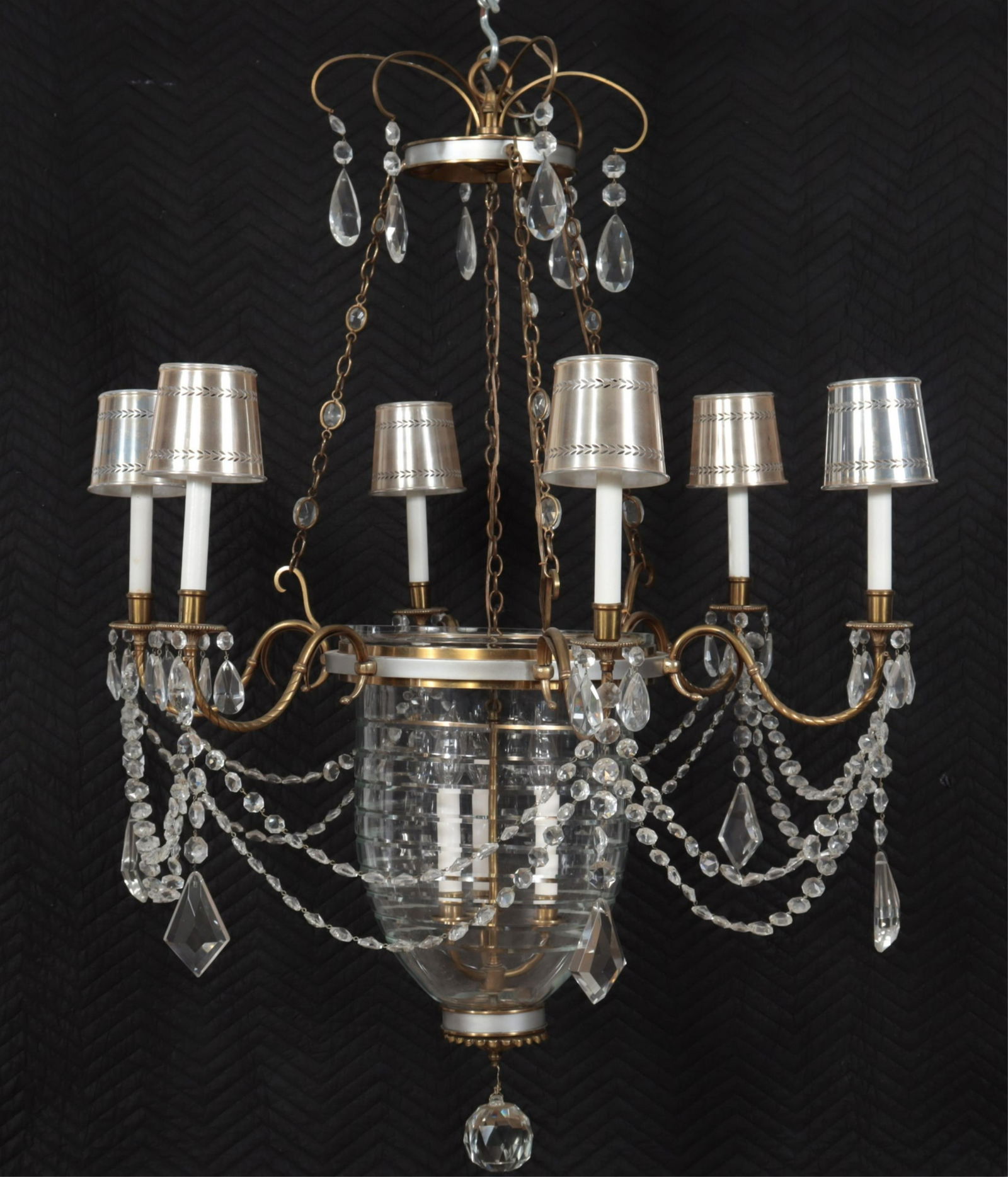 Neoclassical Style 6 light Chandelier (1 of 4)