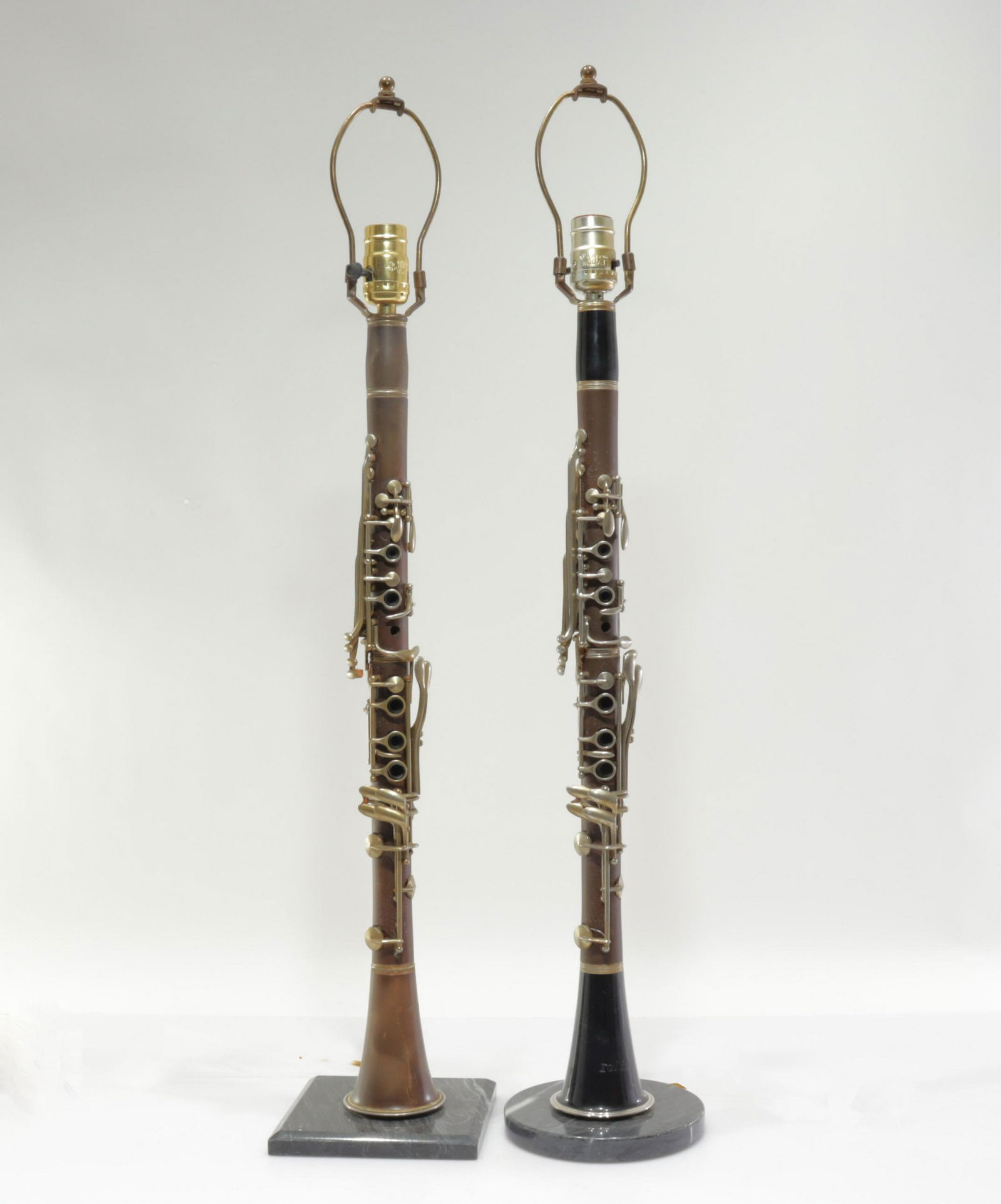 Near Pair of Clarinets as Table Lamps (1 of 4)