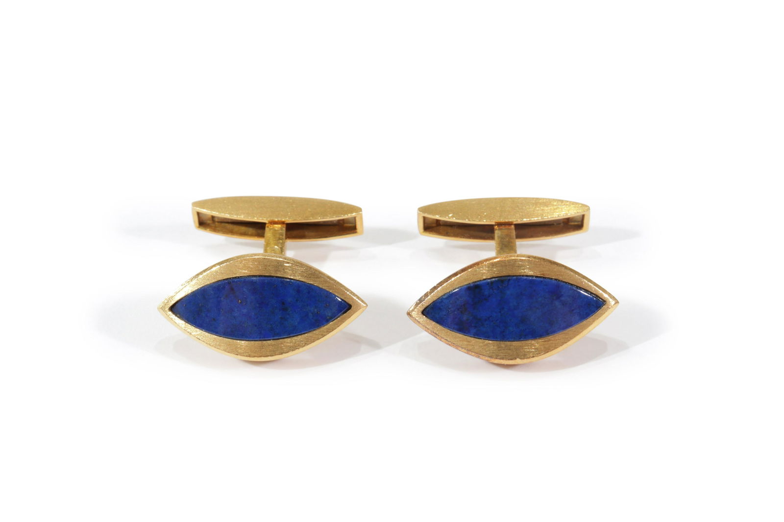 18K Gold and Lapis Lazuli Cufflinks (1 of 3)