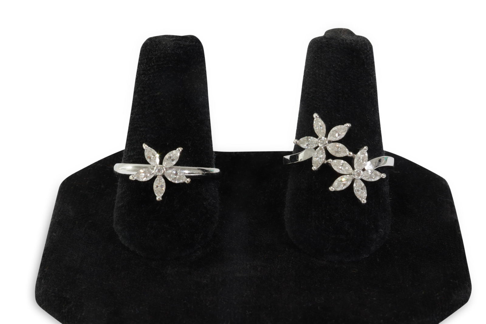 Roberto Coin Diamond Floriform Rings (1 of 5)