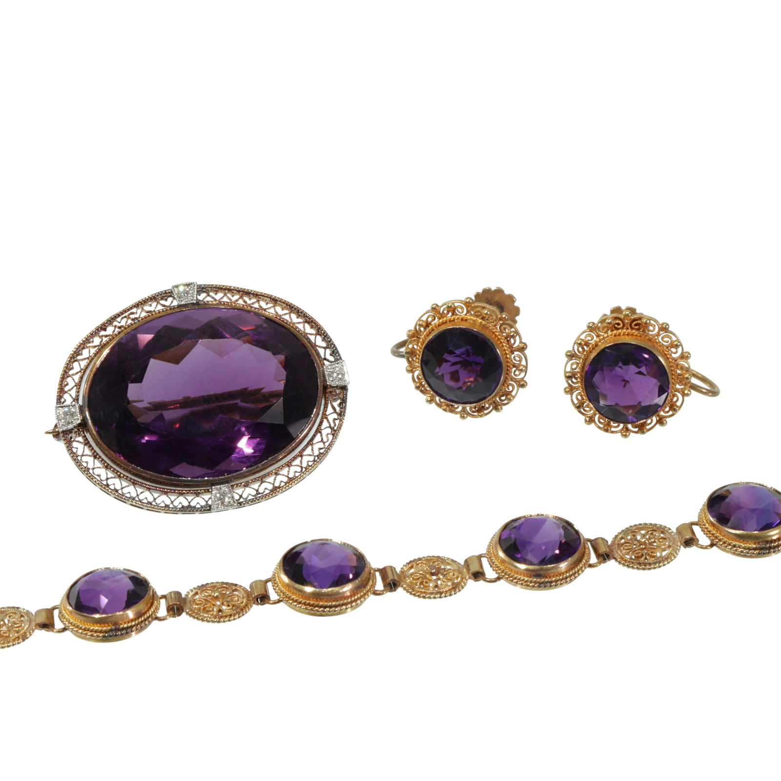 Group of Amethyst Jewelry (1 of 8)