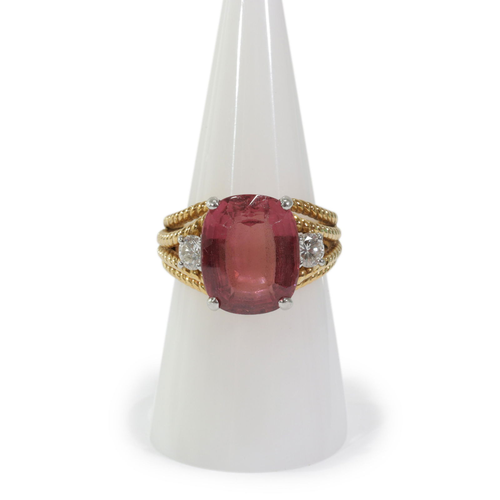 Tiffany & Co Diamond and Tourmaline Ring (1 of 6)