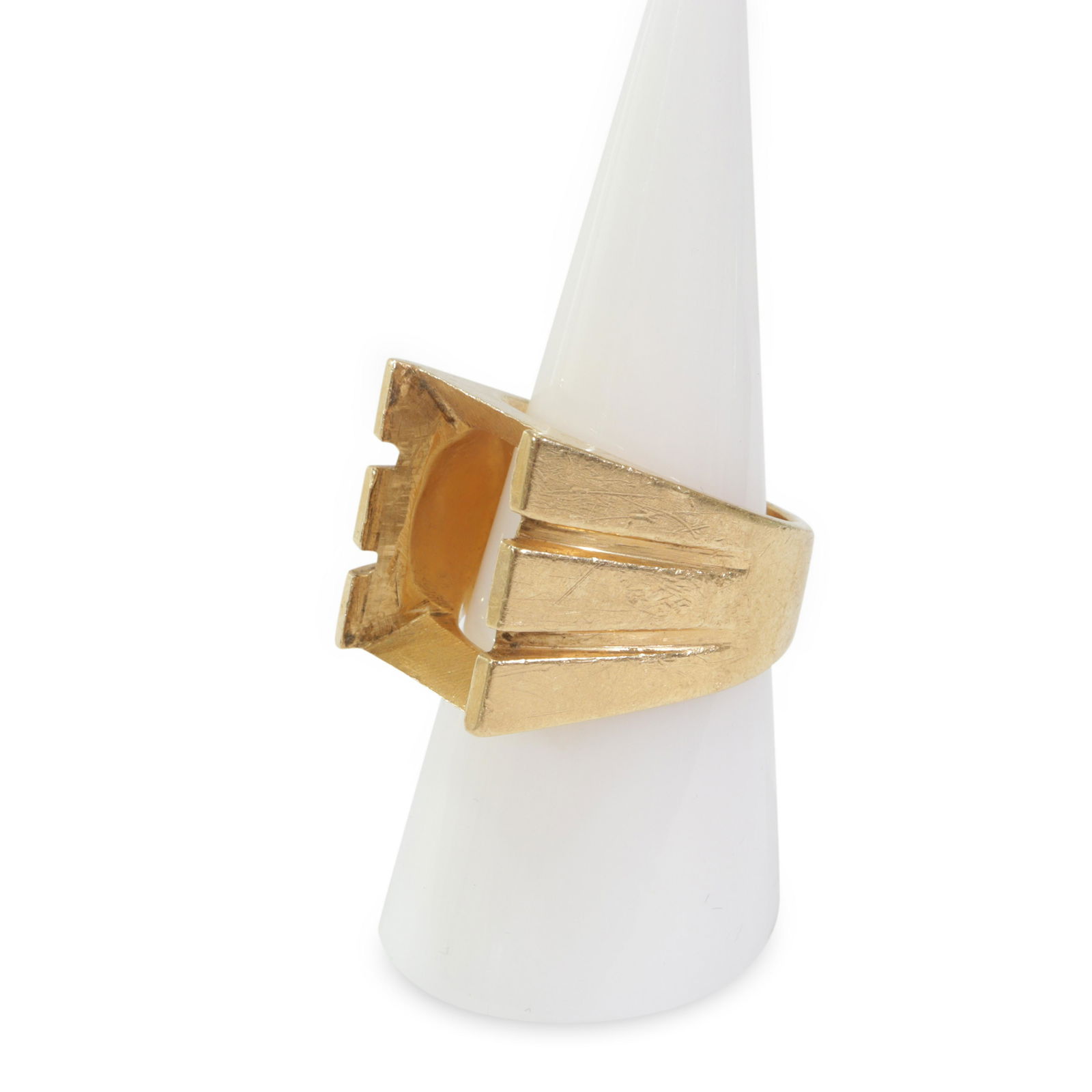 18K Yellow Gold Men's Ring Setting (1 of 4)