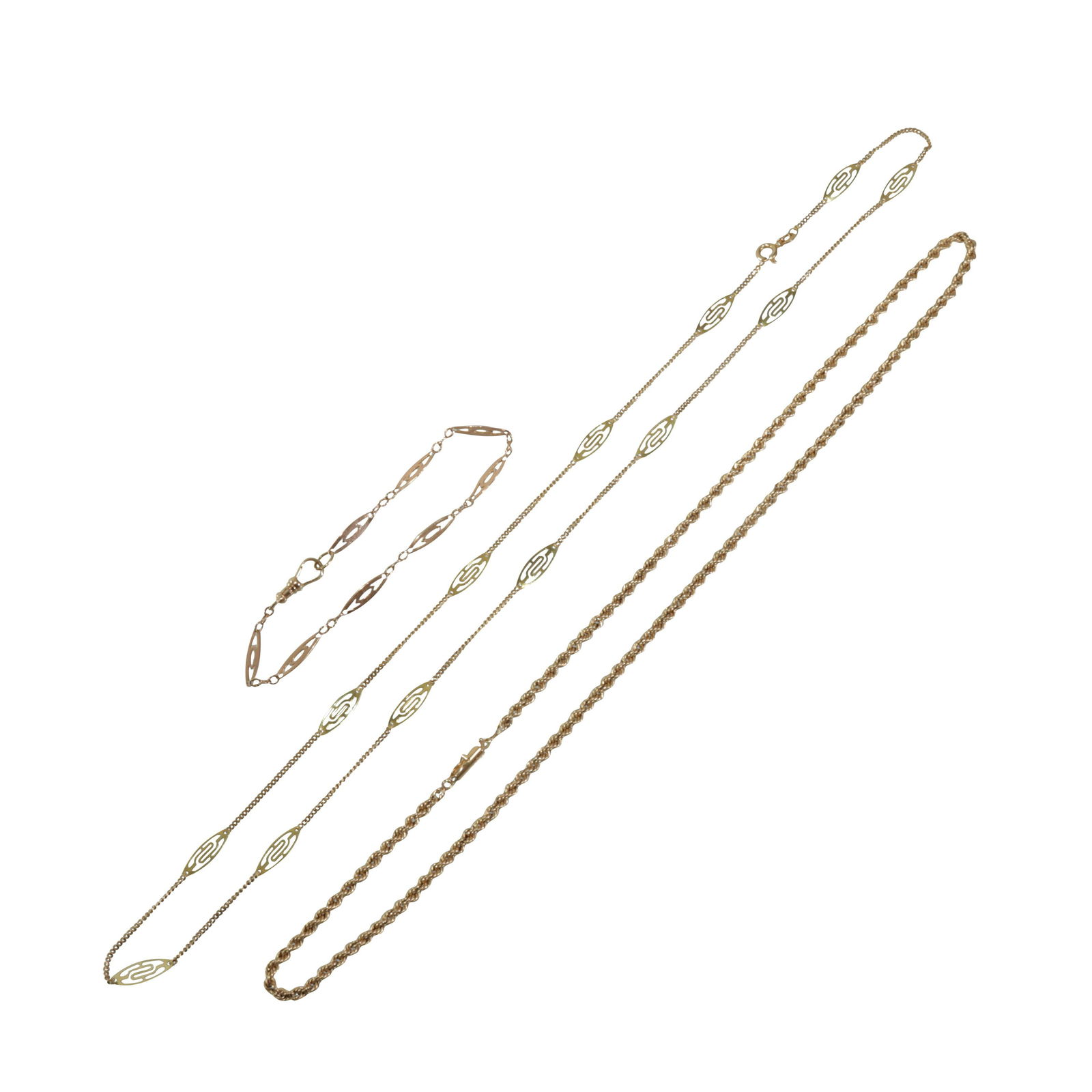 Group of 14K Gold Chain Jewelry (1 of 3)