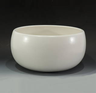 Malcolm Leland - Architectural Pottery Bowl: Malcolm Leland - Architectural Pottery Bowl, partially impressed mark Dimensions: 12.25" dia.