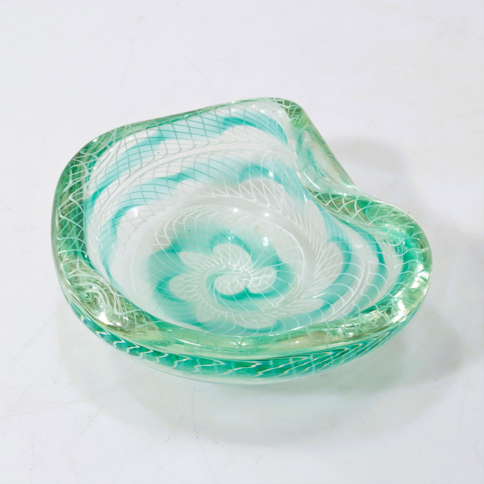 Archimede Seguso (attributed) - Latticino Bowl (1 of 4)