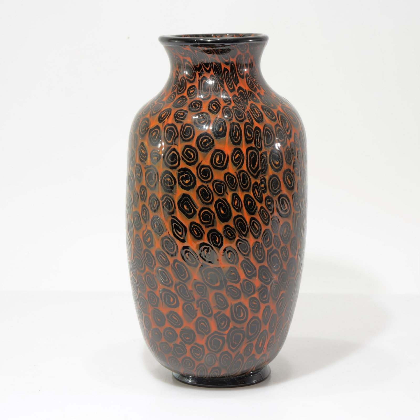 Ermano Toso (style) - Brown & Black Vase (1 of 3)