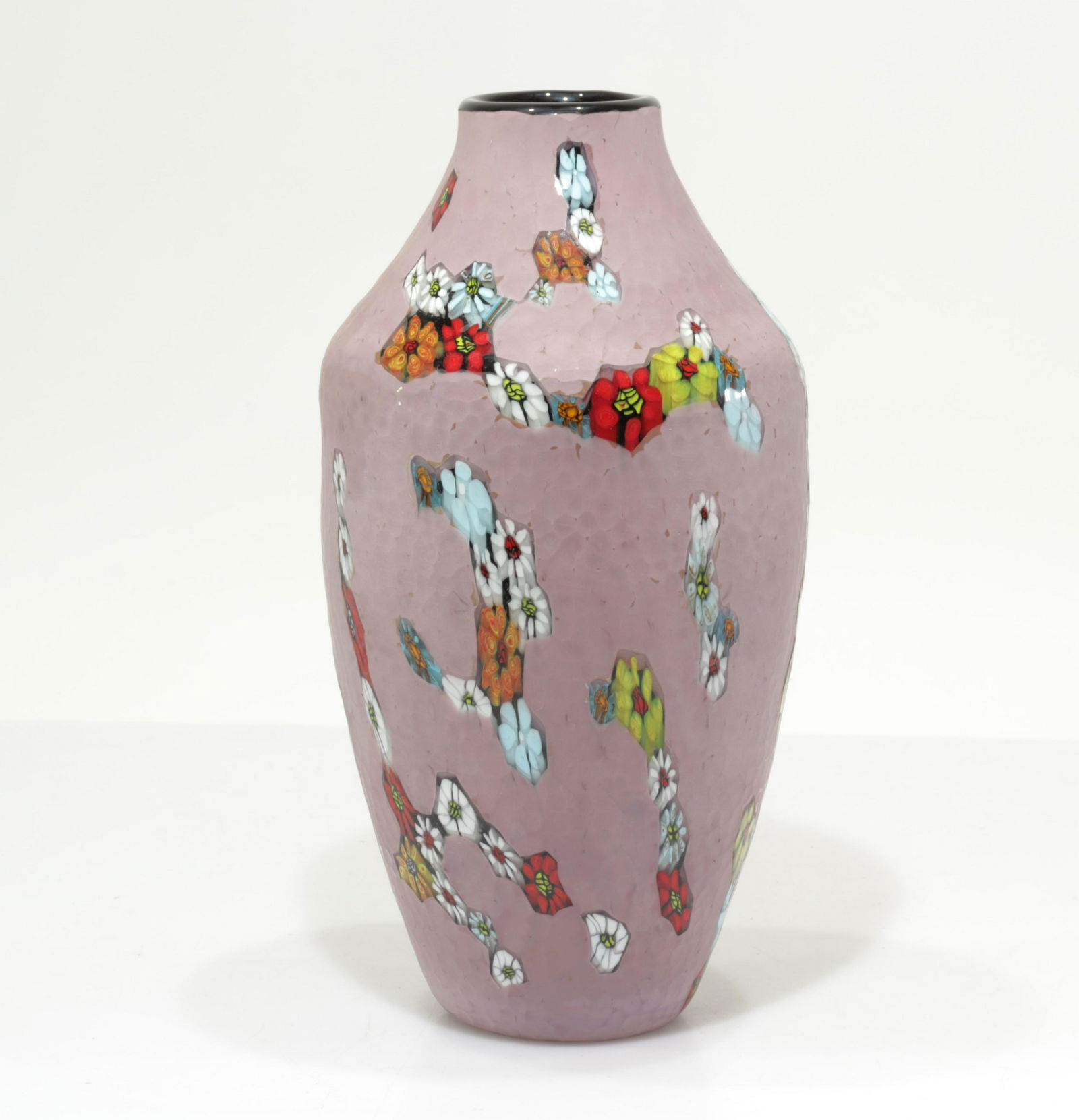 Vittorio Ferro (attributed) - Purple Battuto Vase (1 of 5)