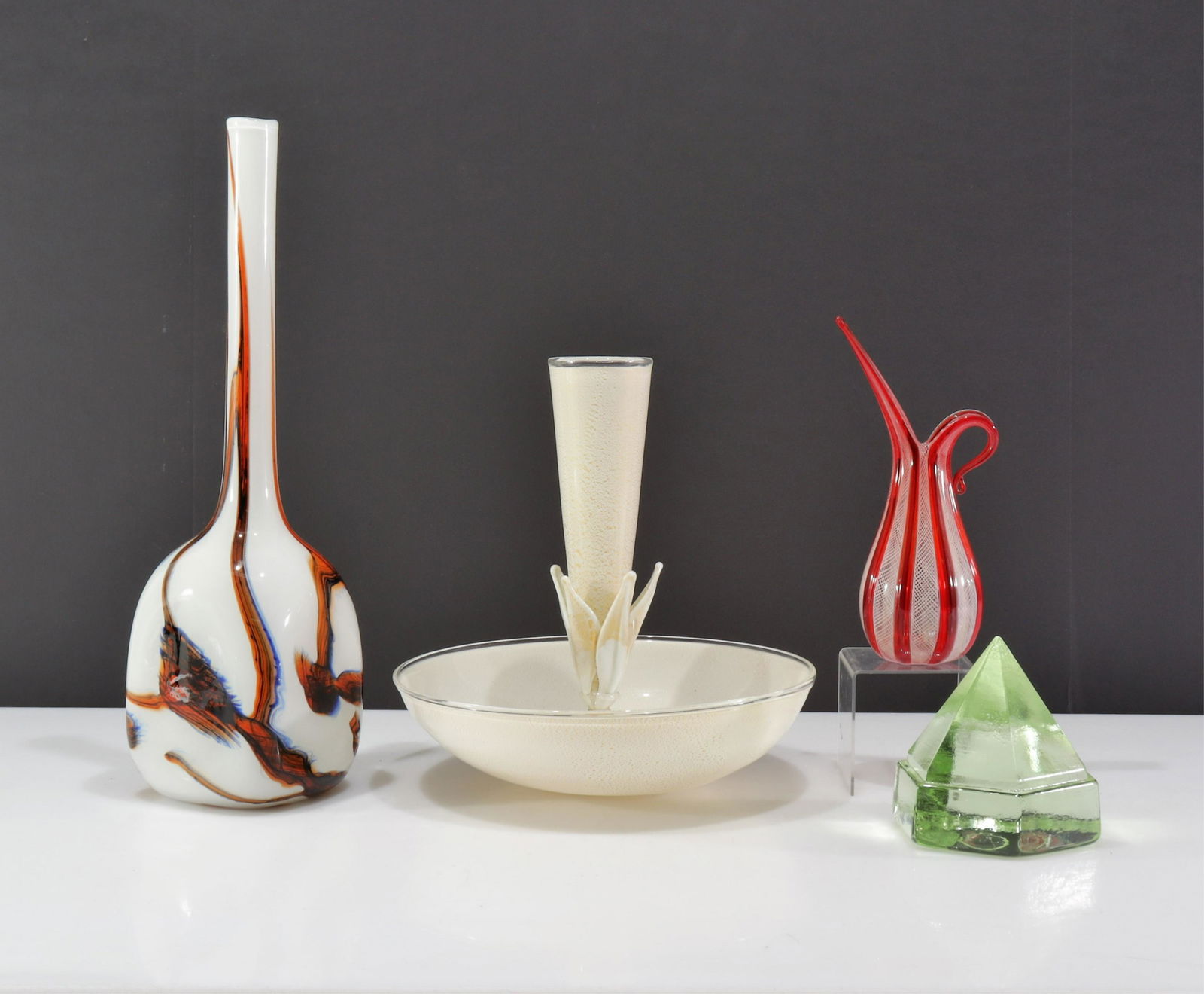 Murano - 4 Glass Table Objects (1 of 6)