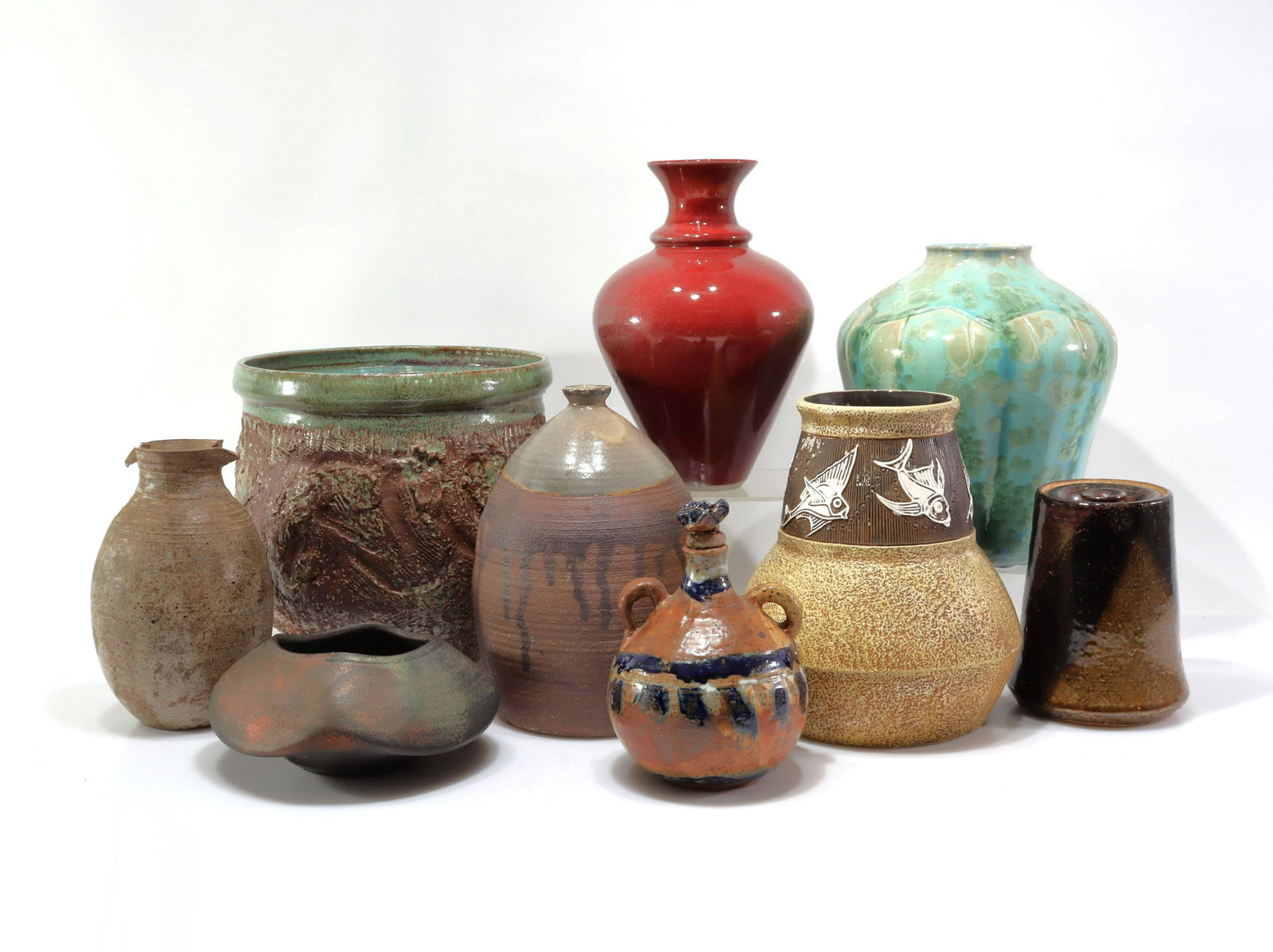 American & Continental Pottery Vases, Jar (1 of 19)