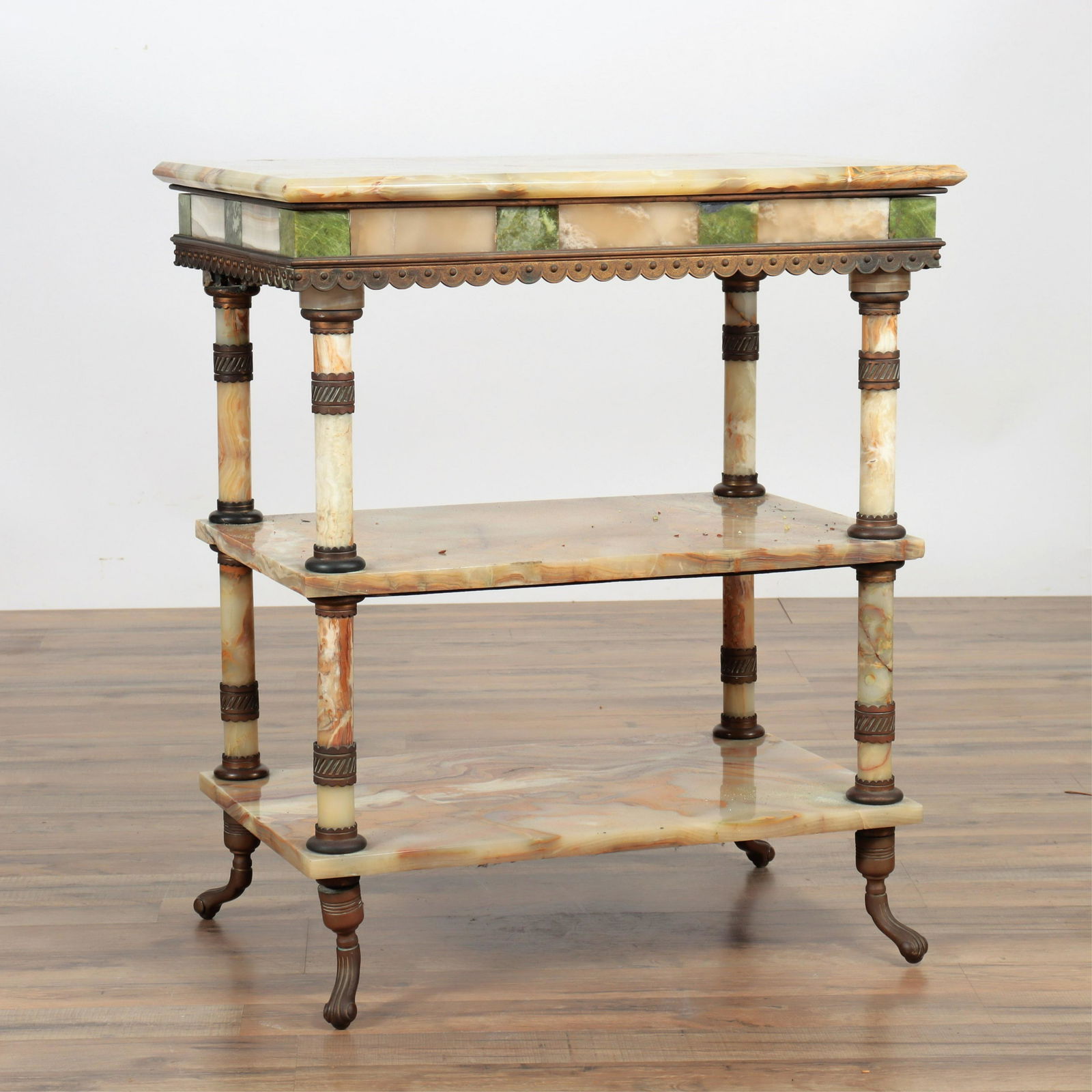 Bronze & Onyx Conservatory Table, 19th C. (1 of 13)