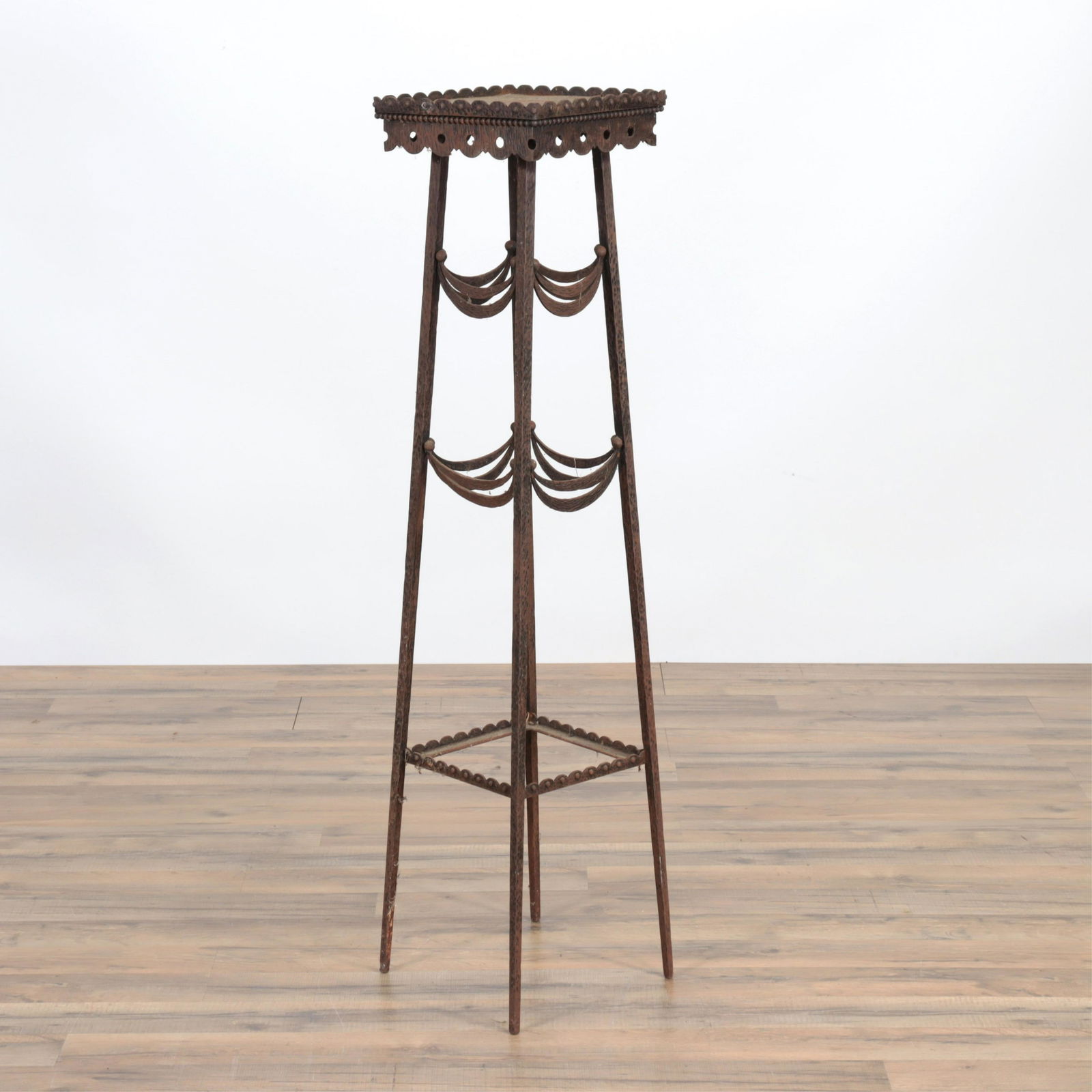 Art Deco Wrought Iron Fern Stand, manner of Brandt (1 of 4)