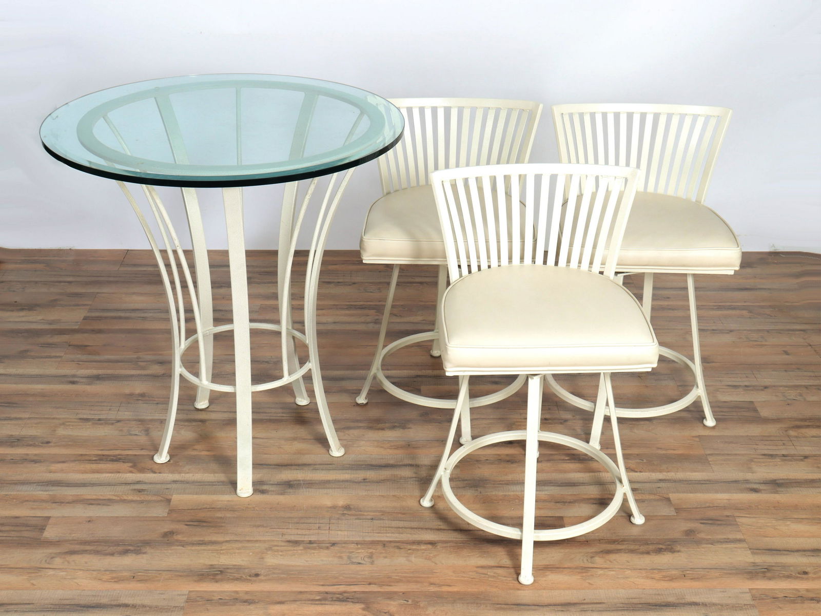 Metal Breakfast Table & Chairs (1 of 9)