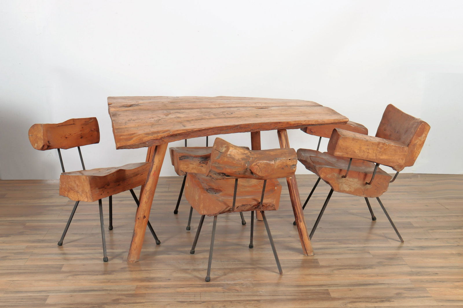 Rustic Pine Live Edge Chairs (1 of 14)