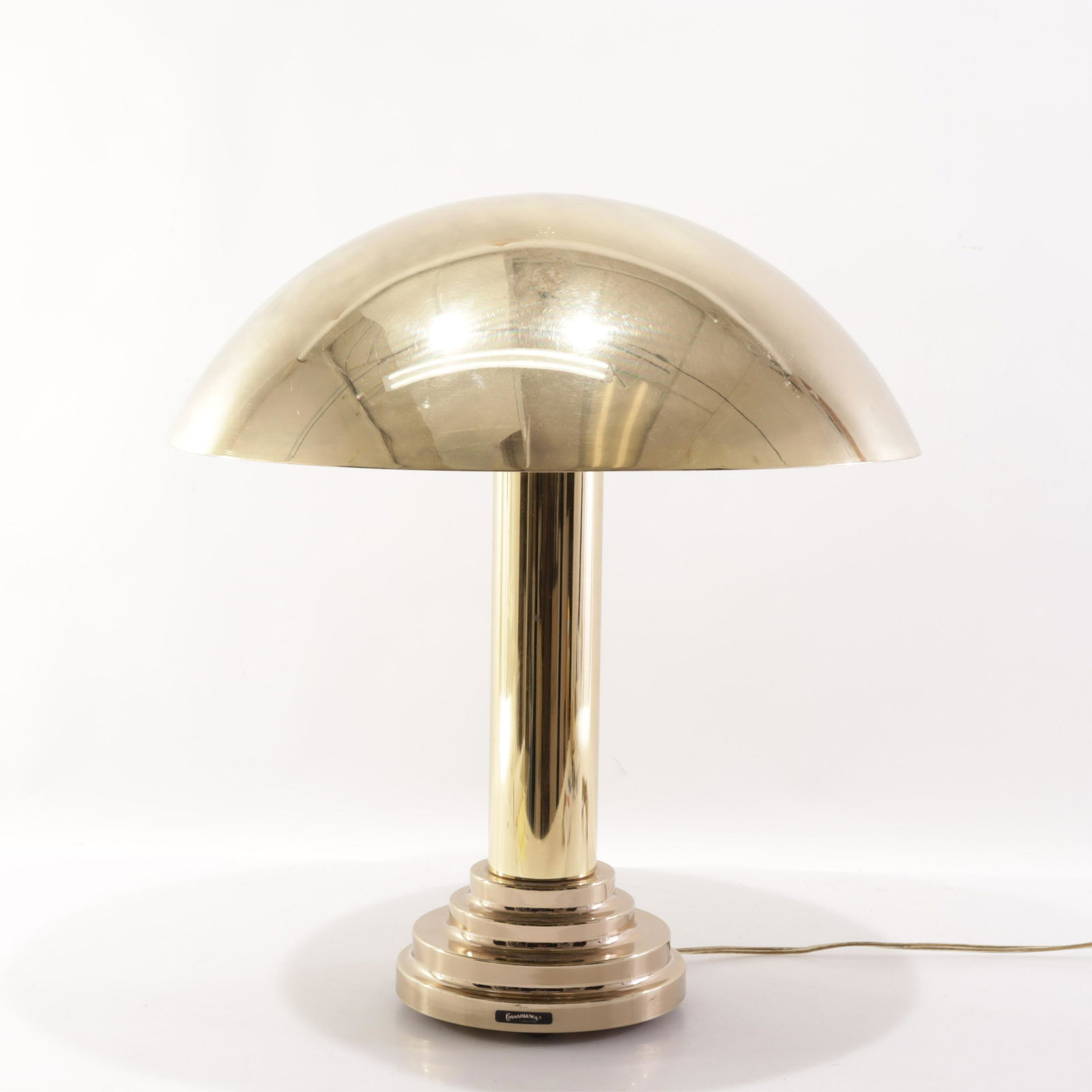 Vintage Memphis Style Brass Lamp by Casablanca (1 of 7)
