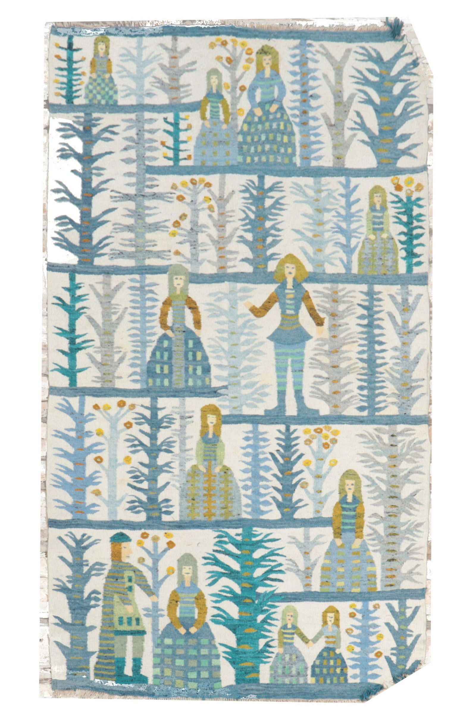 Cepelia Polish Wool Kilim Rug, c.1960-70 (1 of 8)