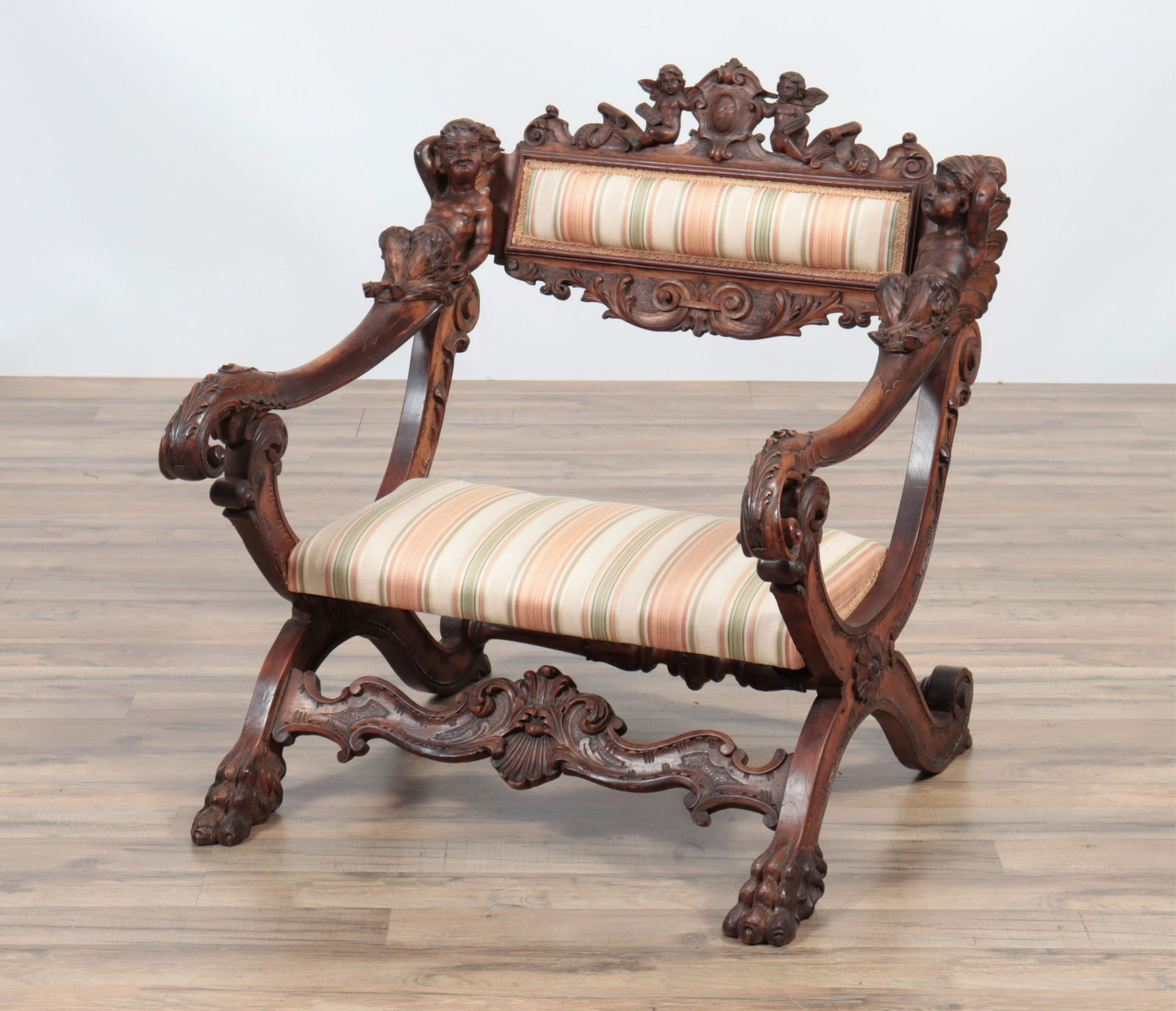 Italian Baroque Style Armchair, 19th C. (1 of 6)