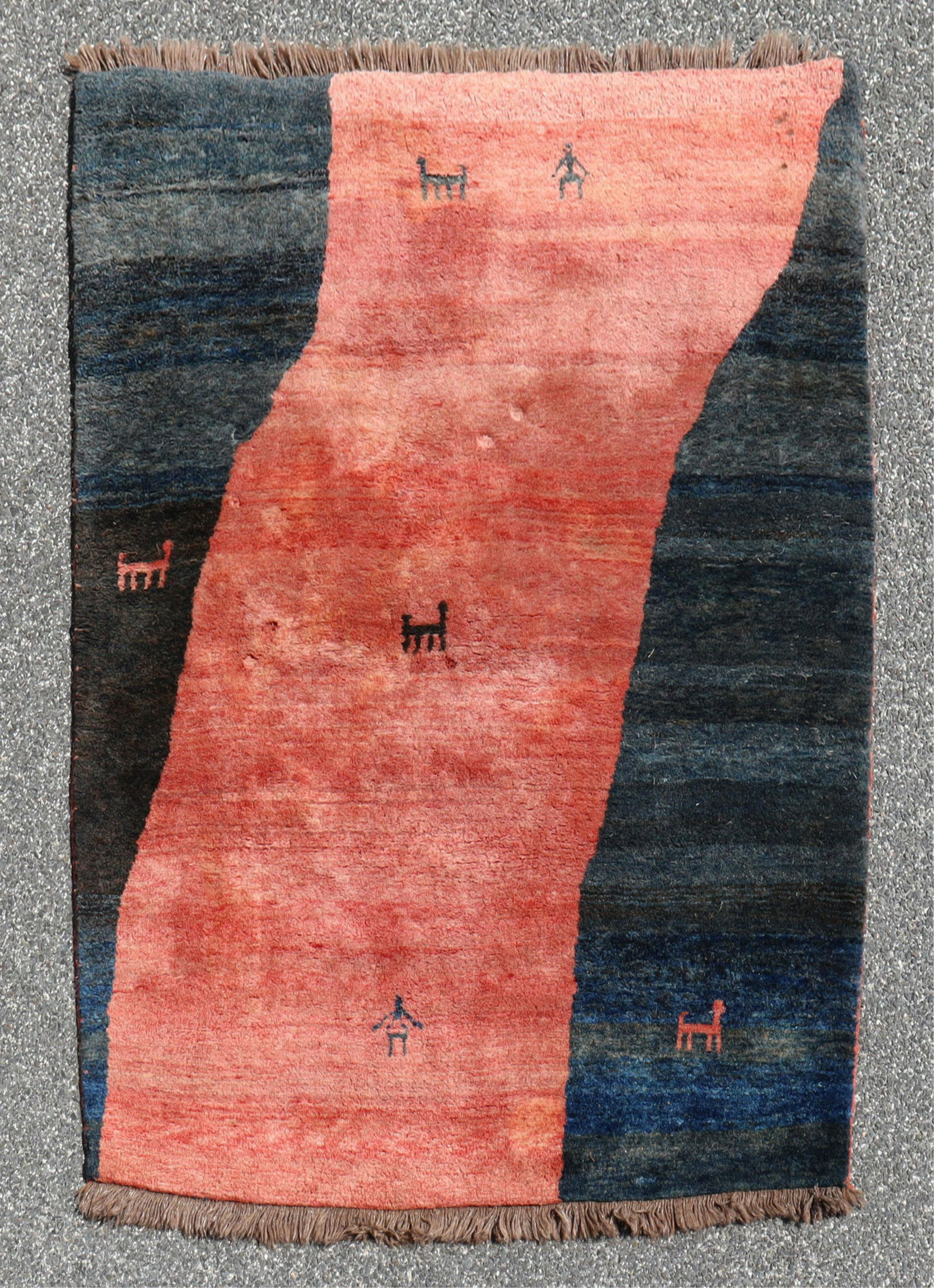 Gabbeh Wool Rug 5 x 6-4 (1 of 5)