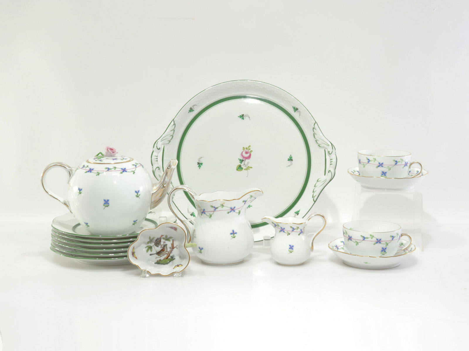 Herend Grouping - Platter, Plates, Additions (1 of 13)
