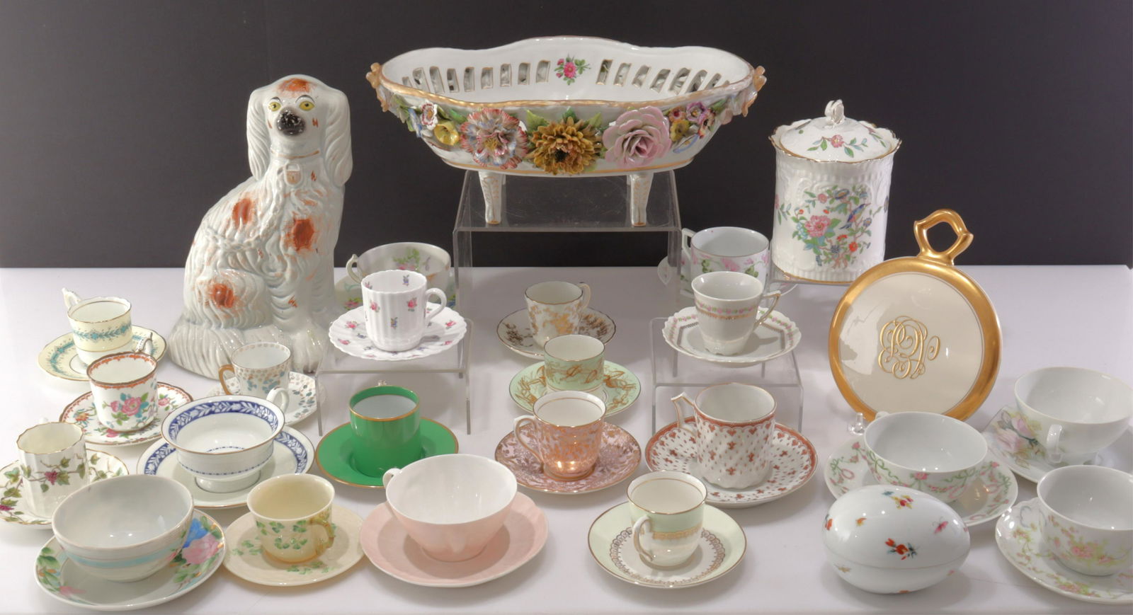 European Porcelains Bowl, Tea and Coffee cups (1 of 17)
