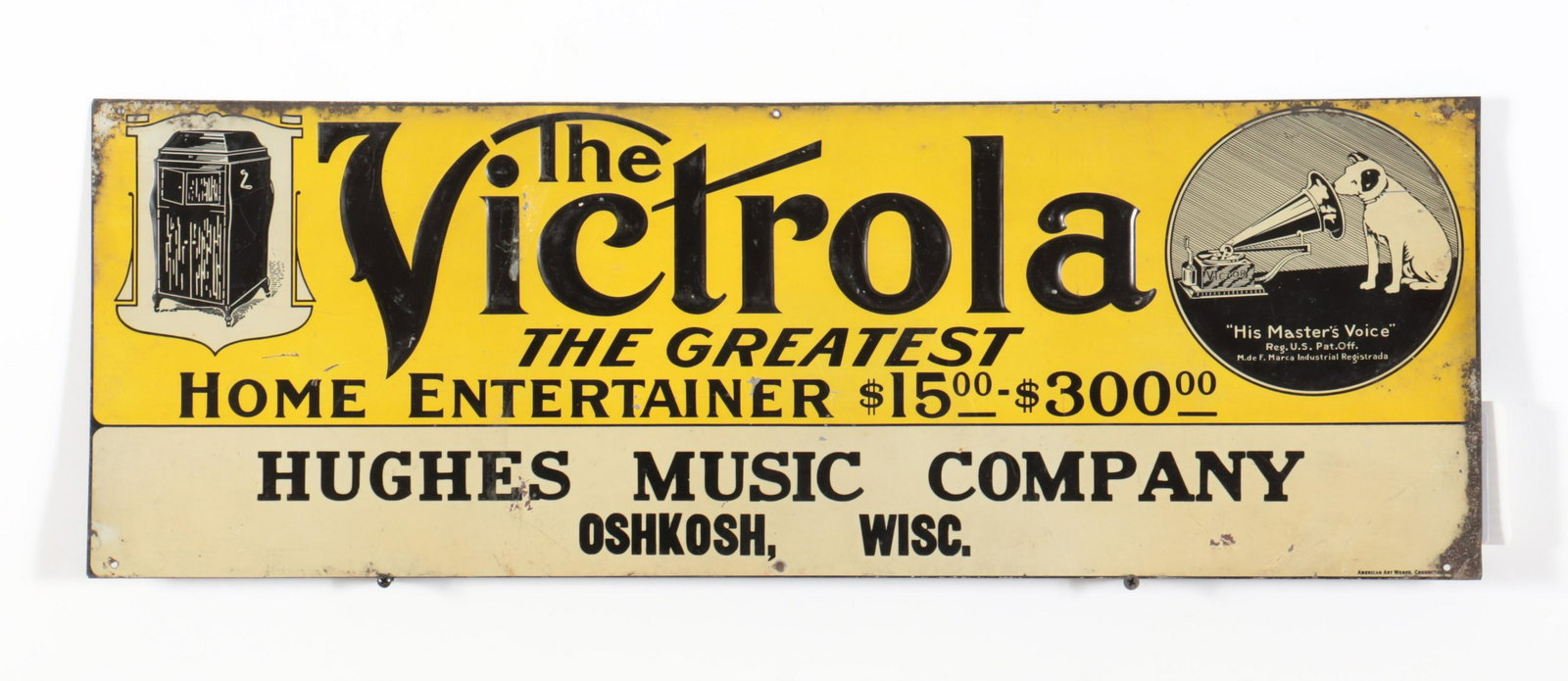 The Victrola Enameled Metal Advertisement (1 of 5)