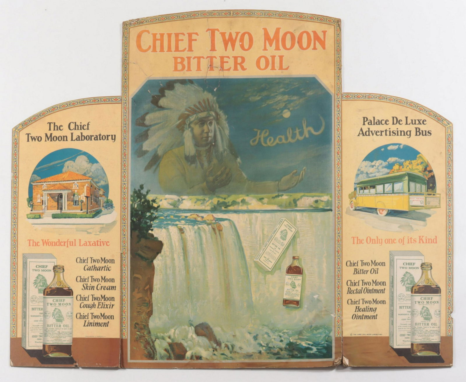 Chief Two Moon Bitter Oil Tri-fold Poster (1 of 6)