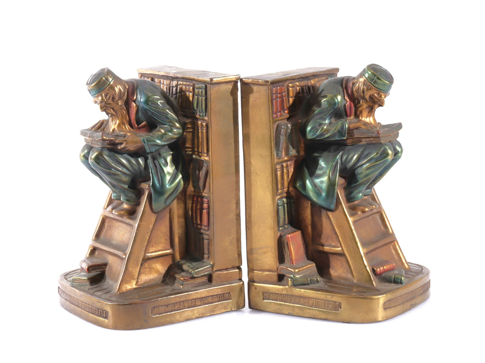 Marion - Bronze Clad Scholar Bookends (1 of 3)