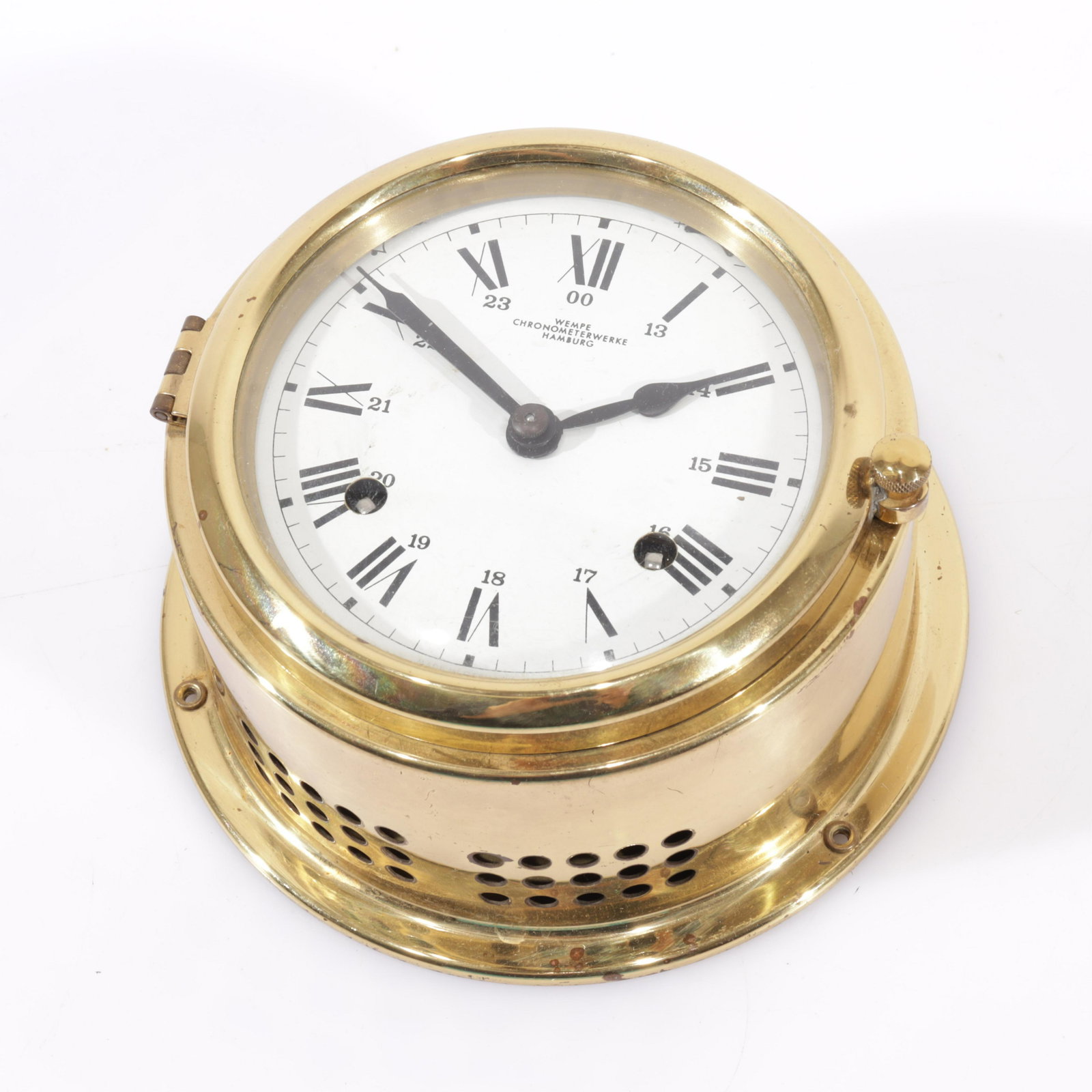 Wempe Brass Ship's Clock (1 of 4)