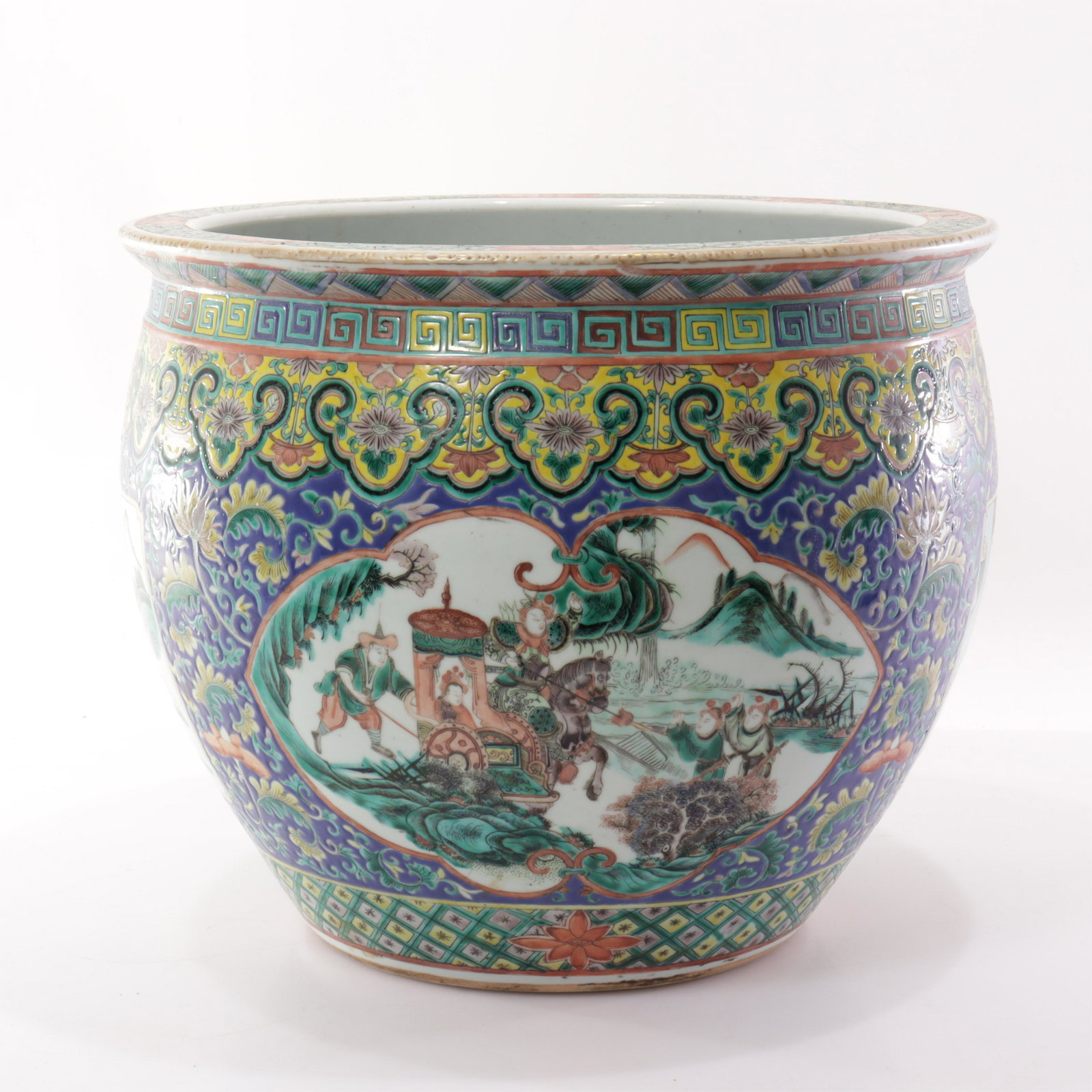 Chinese Porcelain Koi Fish Bowl (1 of 6)