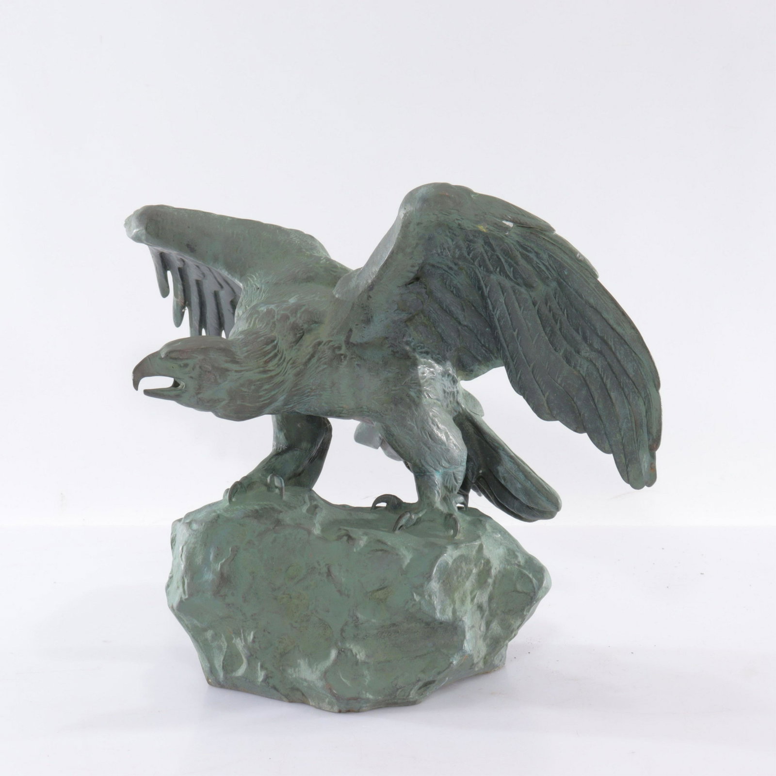 After Antoine-Louise Barye, Bronze Eagle Sculpture (1 of 8)