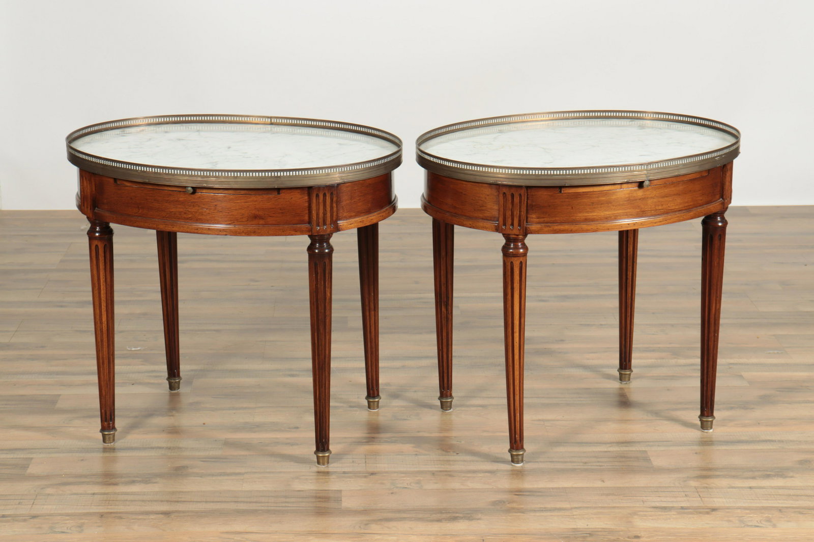 Pair of Louis XVI Style Mahogany Tables (1 of 6)