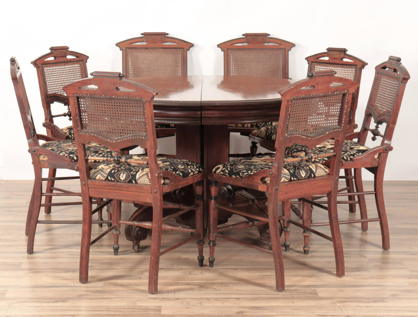 Eastlake Dining Table And Eight Chairs Auction