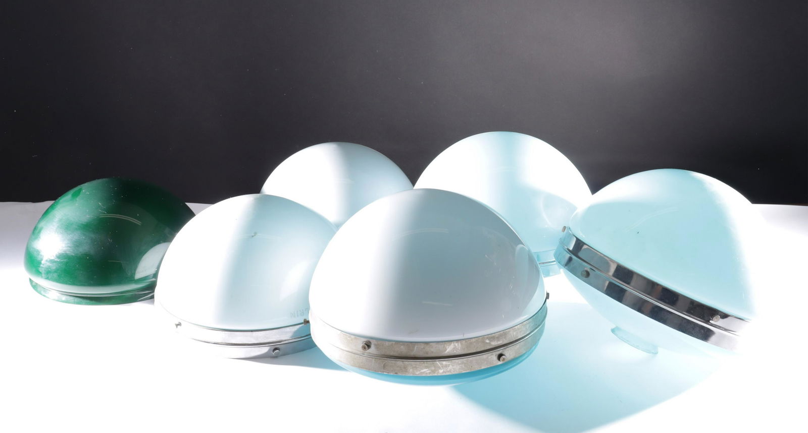 JLRIN Colored Glass Ceiling Fixture Shades (1 of 9)