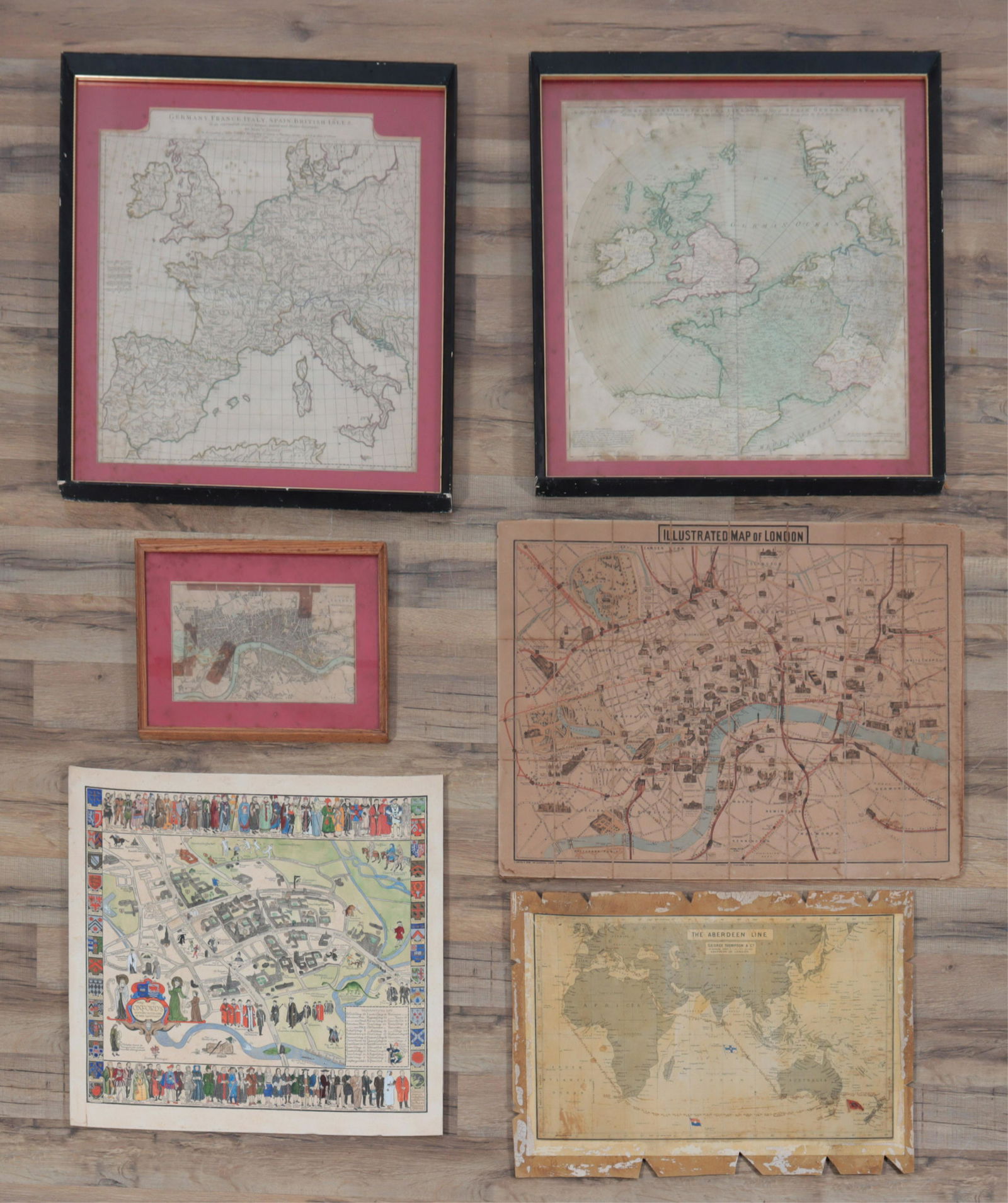 Maps of England & Europe (1 of 11)