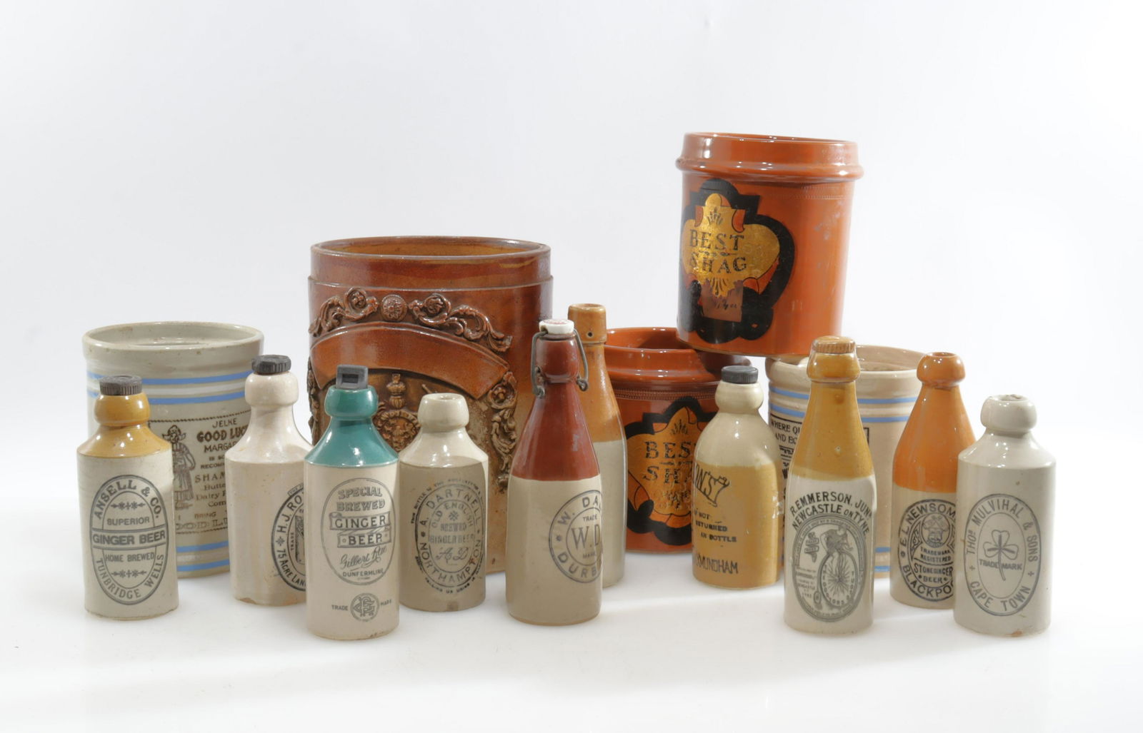 Tobacco Jars, Beer Bottles (1 of 5)