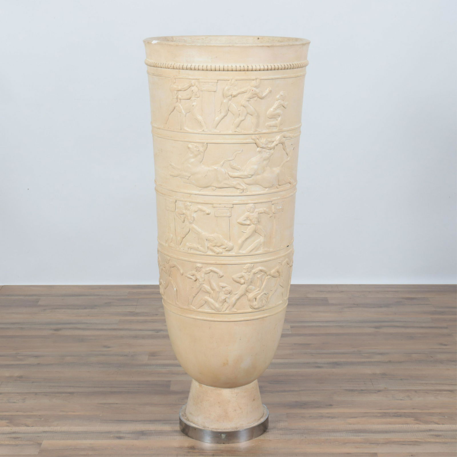 Art Deco Composite & Chrome Luminaire, c 1930 (1 of 14)