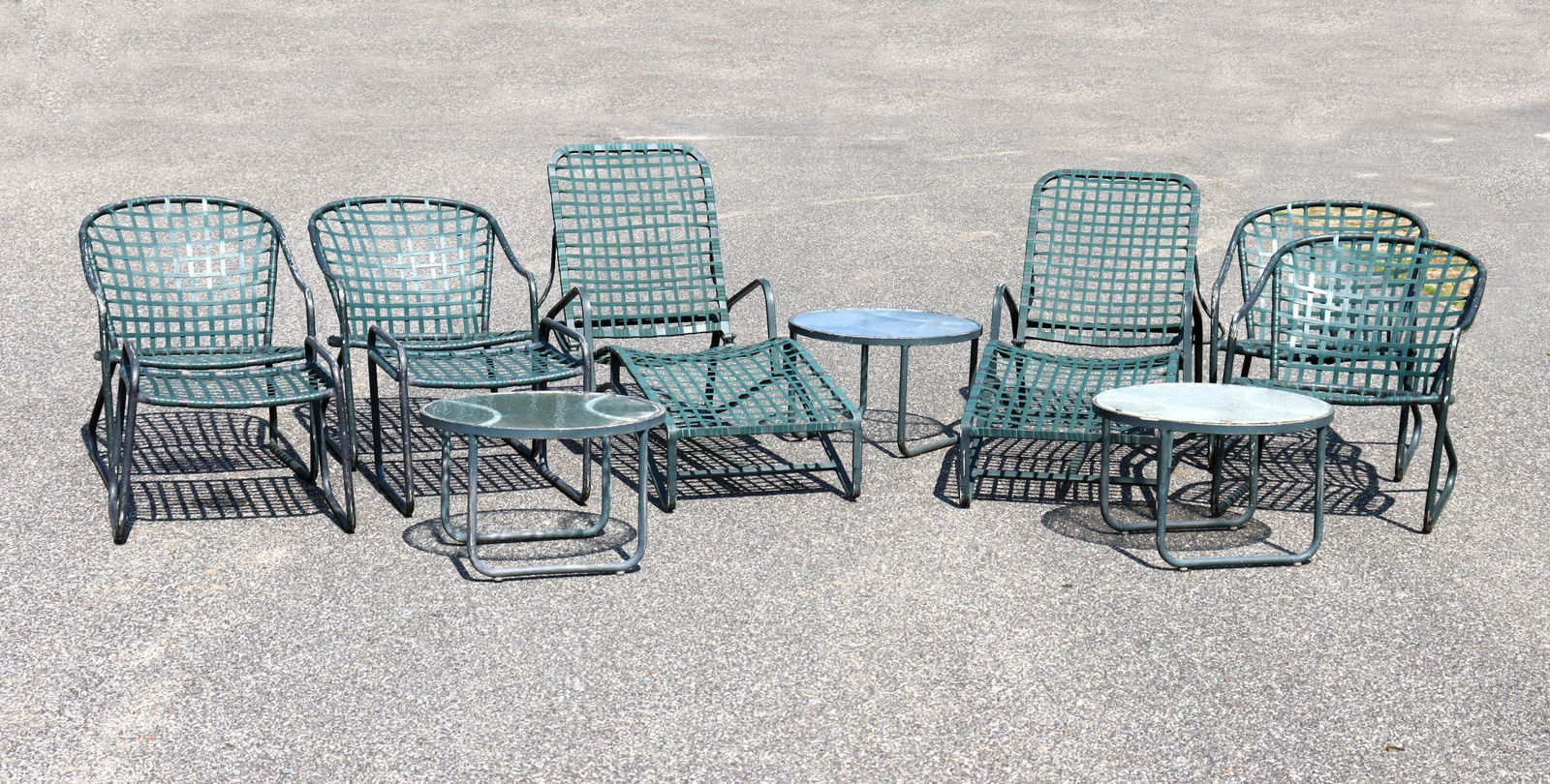 Group of Brown Jordan Style Outdoor Furniture (1 of 6)