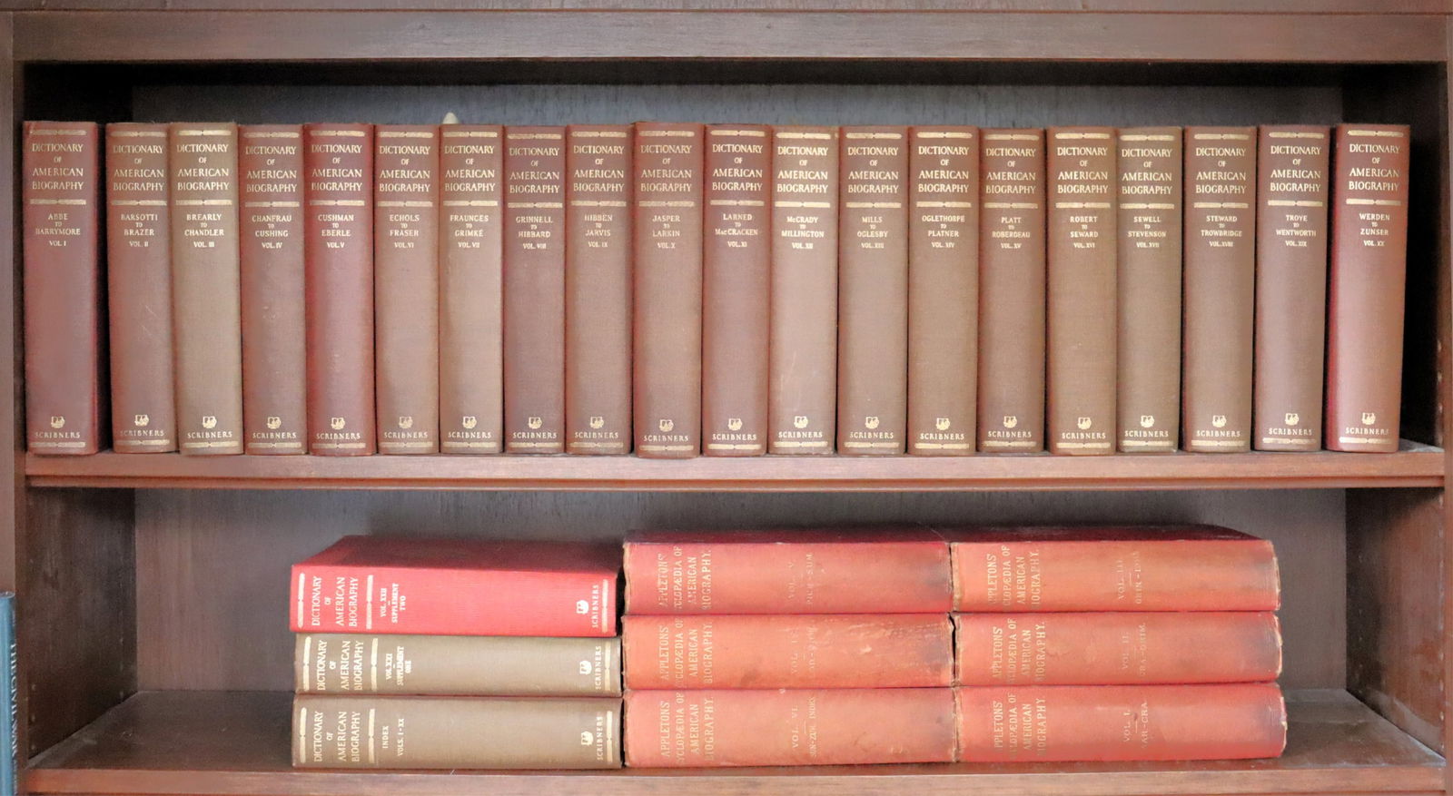 JOHNSON. Dictionary of American Biography. (1 of 8)