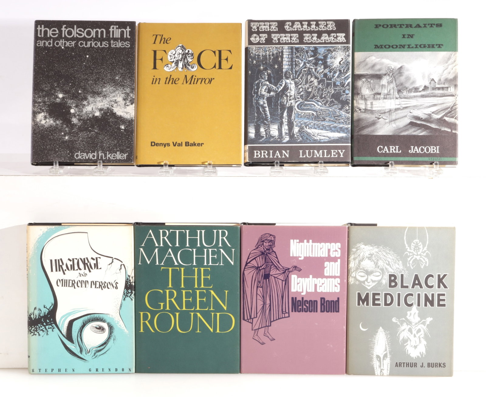 LUMLEY. The Caller of the Black.: ARKHAM House. - Brian LUMLEY. The Caller of the Black. Sauk City, WS: 1971. Octavo. Cloth, spine gilt, dust-jacket. 3606 copies printed. Nielsen 125. - Stephen GREDNDON. Mr. George and other odd perso