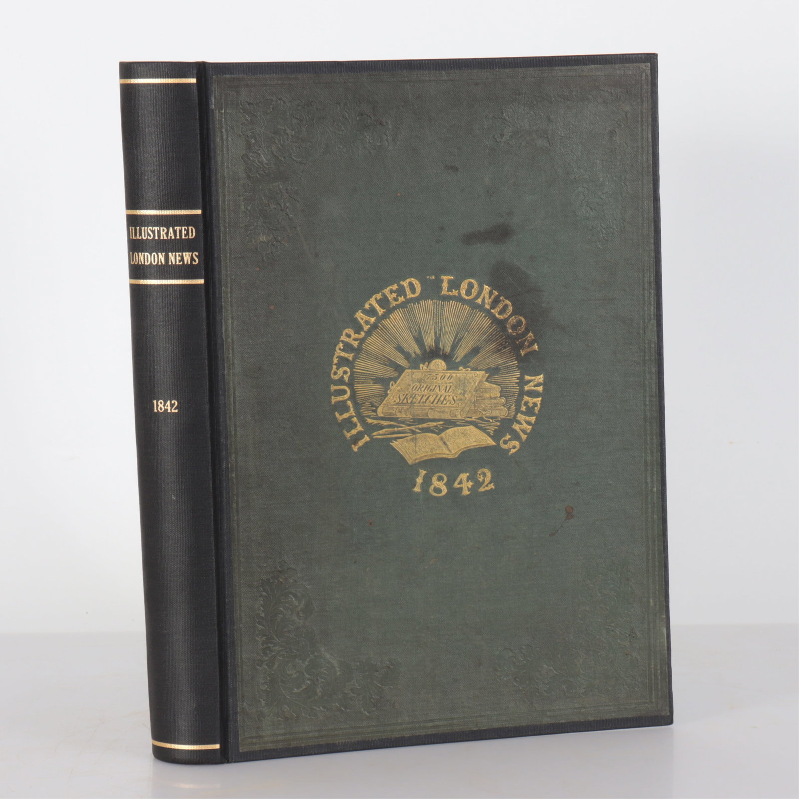 Illustrated London News, 1893: Illustrated London News. London: William Little, "1893" [i.e. 14 May - 31 Dec 1842]. Folio. Numerous illustrations. (Creasing and short split to volume title.) Rebound with cloth from original upper c