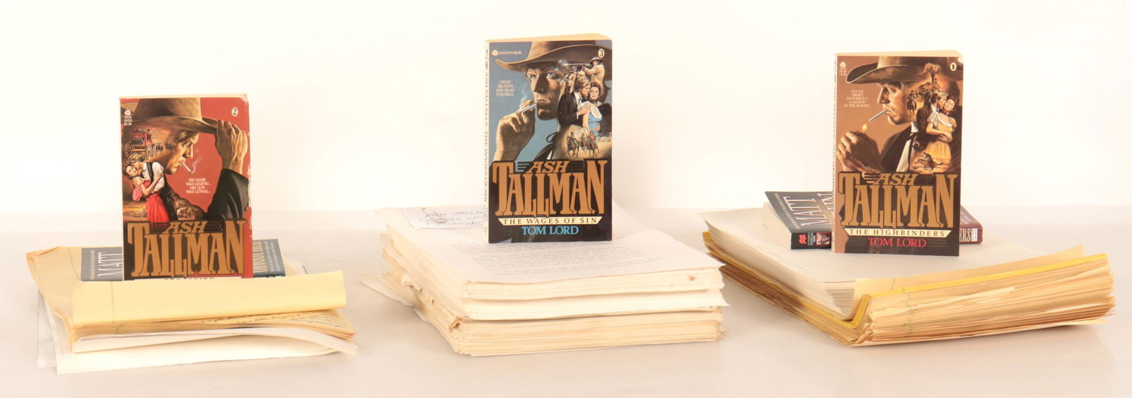 MATT BRAUN - ASH TALLMAN SERIES MANUSCRIPTS (1 of 8)