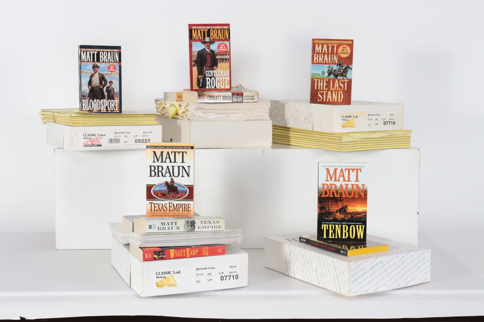 MATT BRAUN - MANUSCRIPTS 1991-1999 (1 of 9)