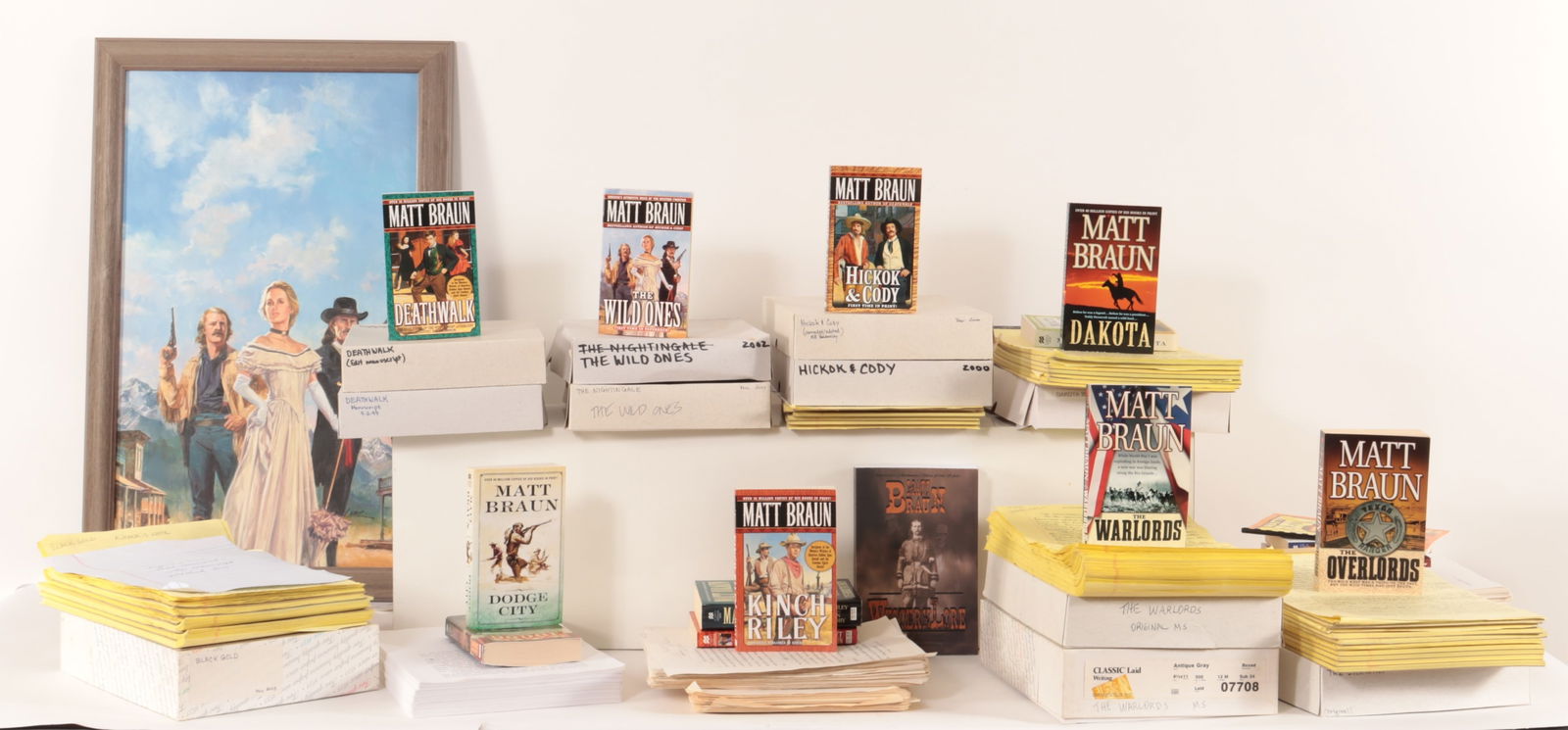 MATT BRAUN - MANUSCRIPTS 2000-2013 & COVER ART (1 of 16)