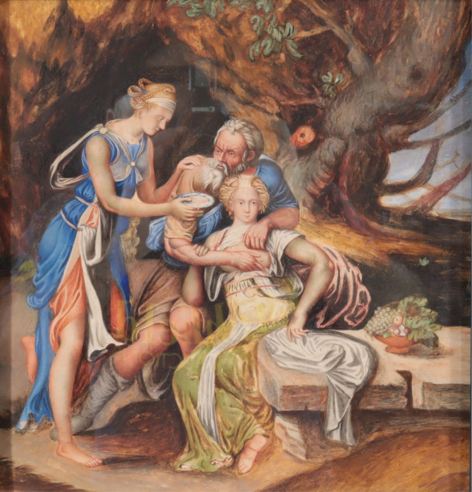 Continental School - Classical Figure in Landscape (1 of 3)