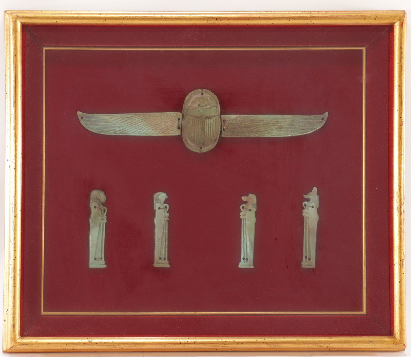 EGYPTIAN FAIENCE FIGURES (1 of 5)