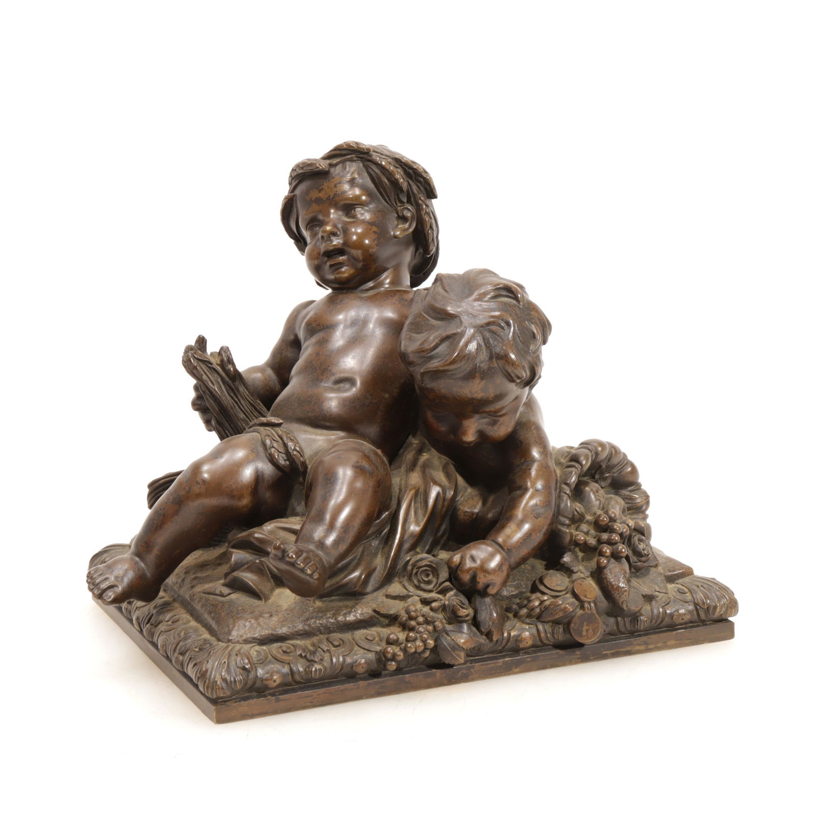 Classical Style Bronze Allegorical of Abundance (1 of 3)