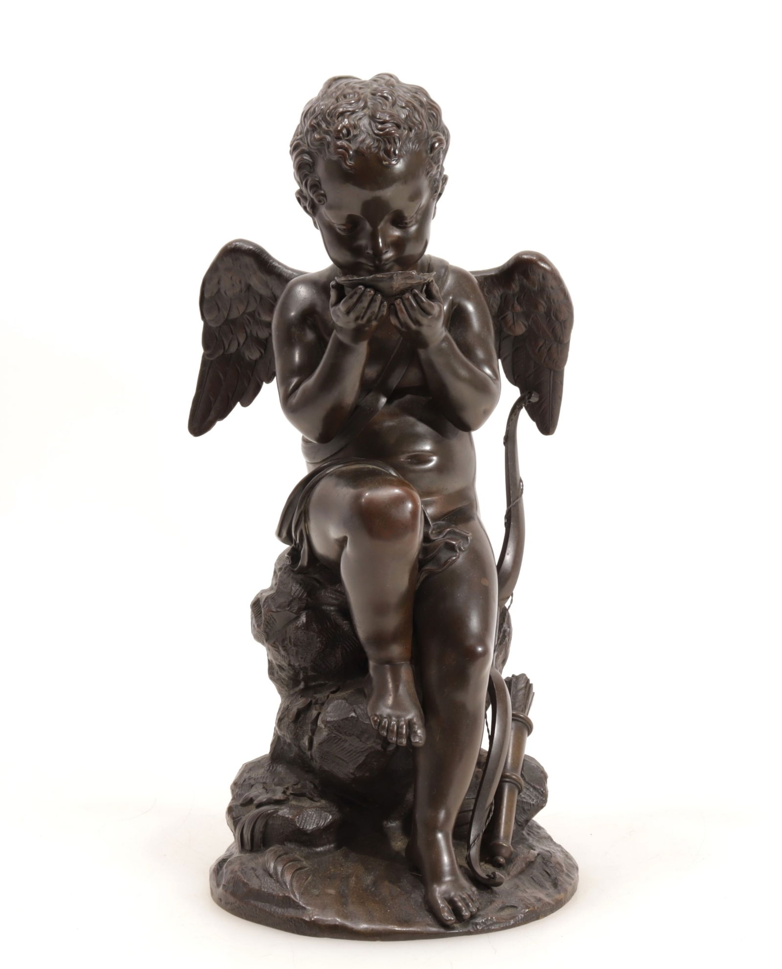 French 19th C. Bronze Figure of Cupid (1 of 6)