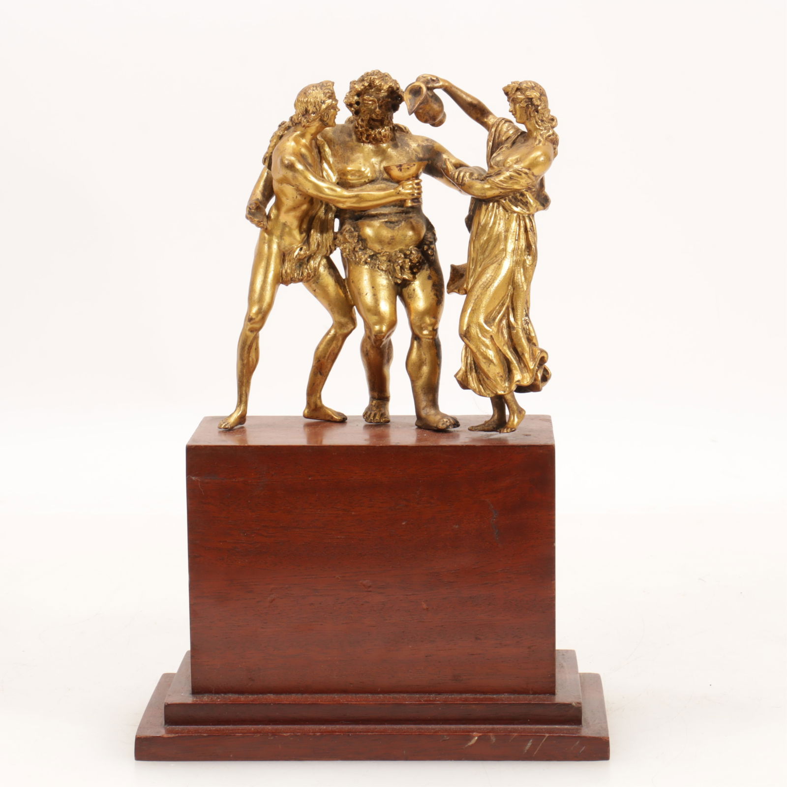 Classical Style Gilt Bronze Figural Group (1 of 3)